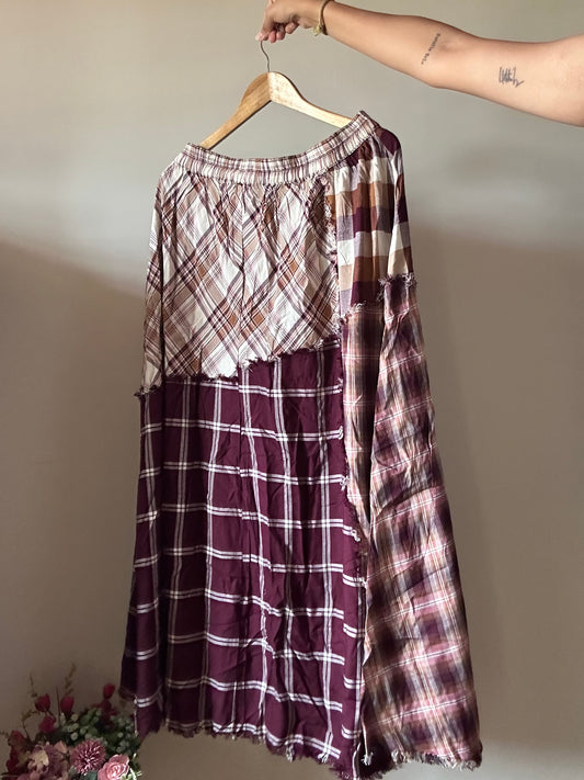 Vintage CATO Patchwork Skirt
