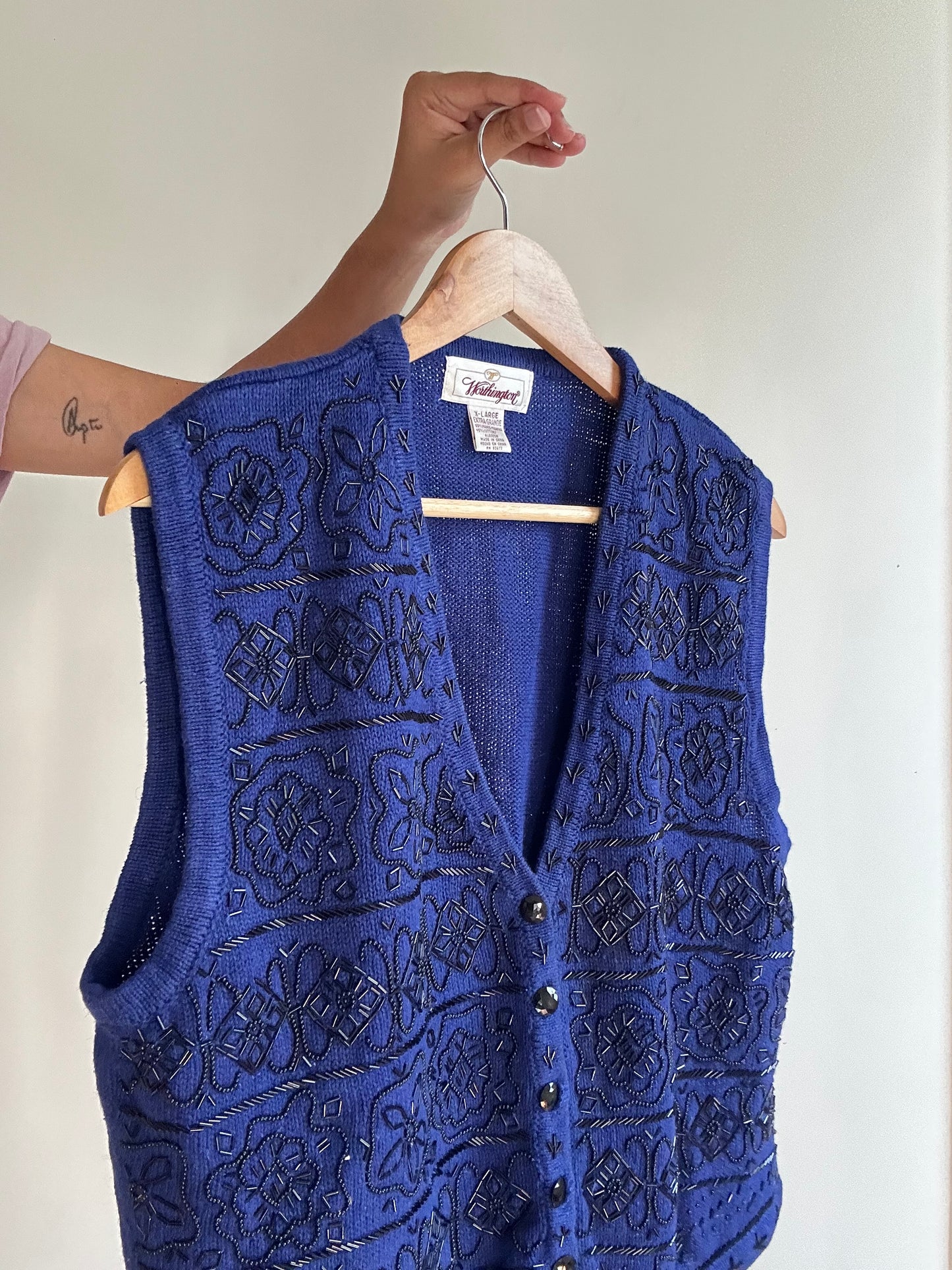 Worthington Vintage Knit Vest