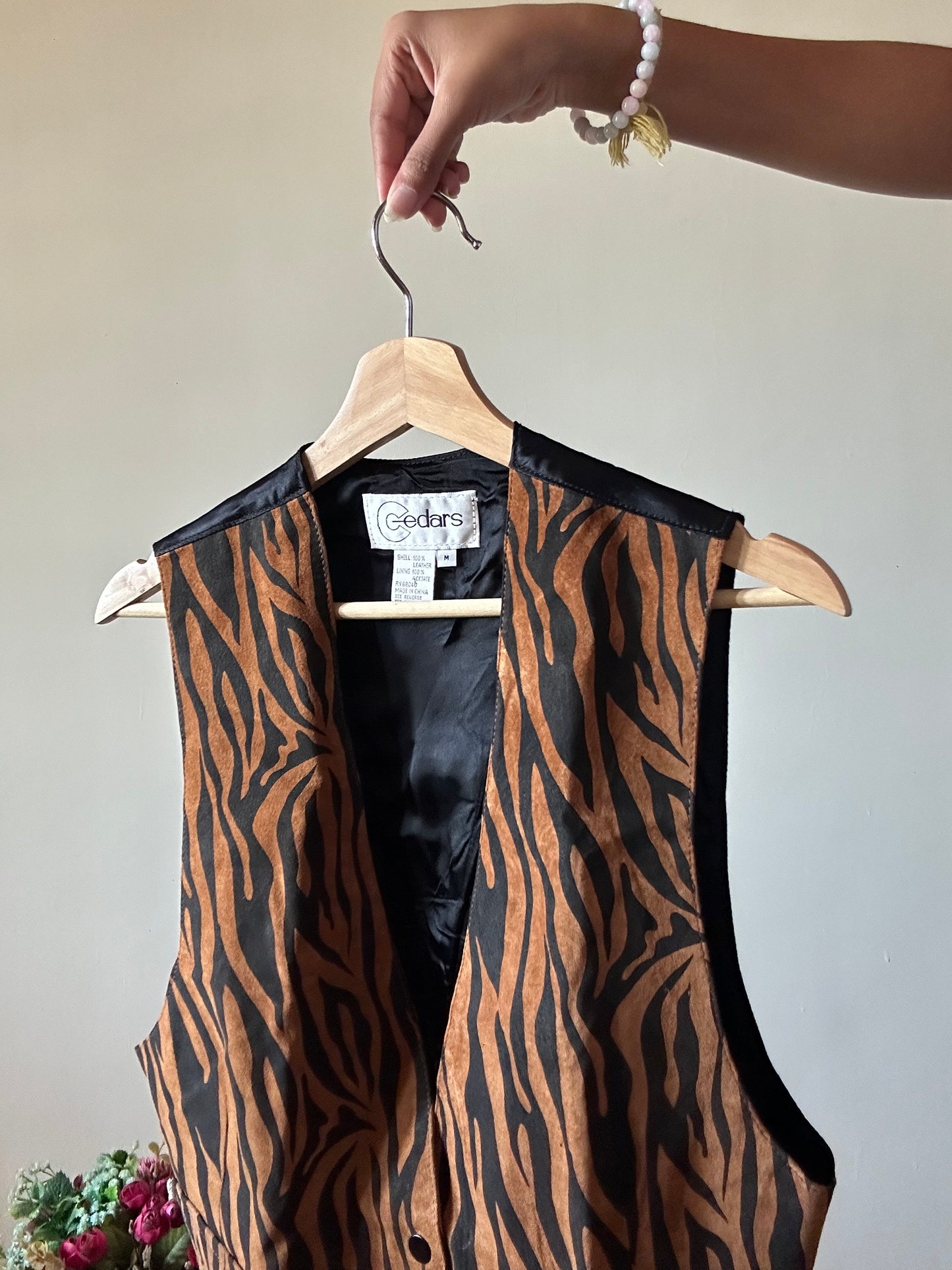 Cedars Vintage Pure Leather Vest