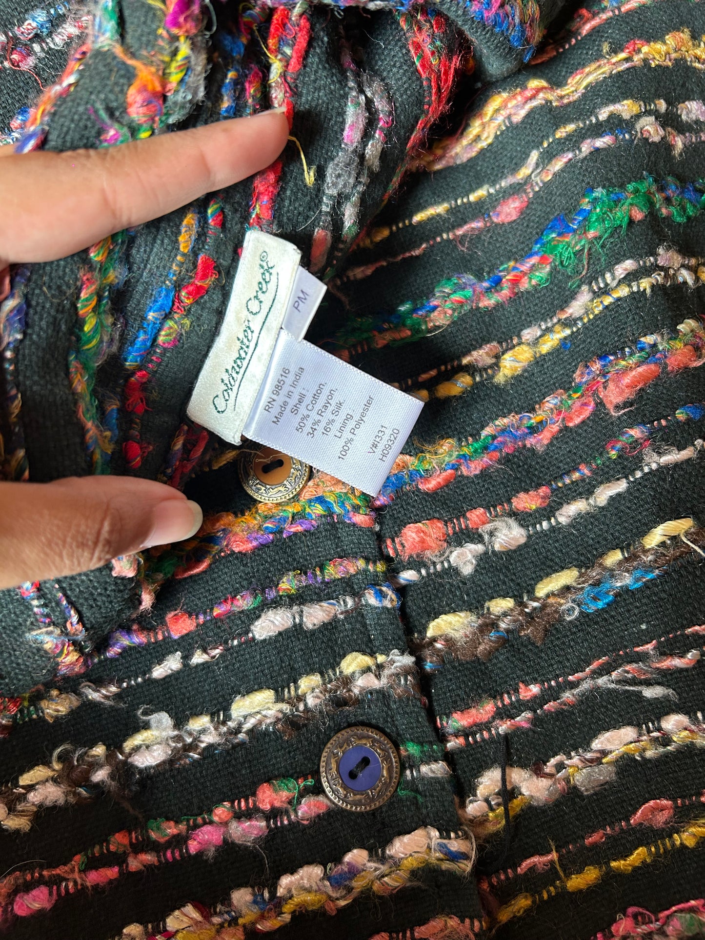 Coldwater Creek Vintage Shaket