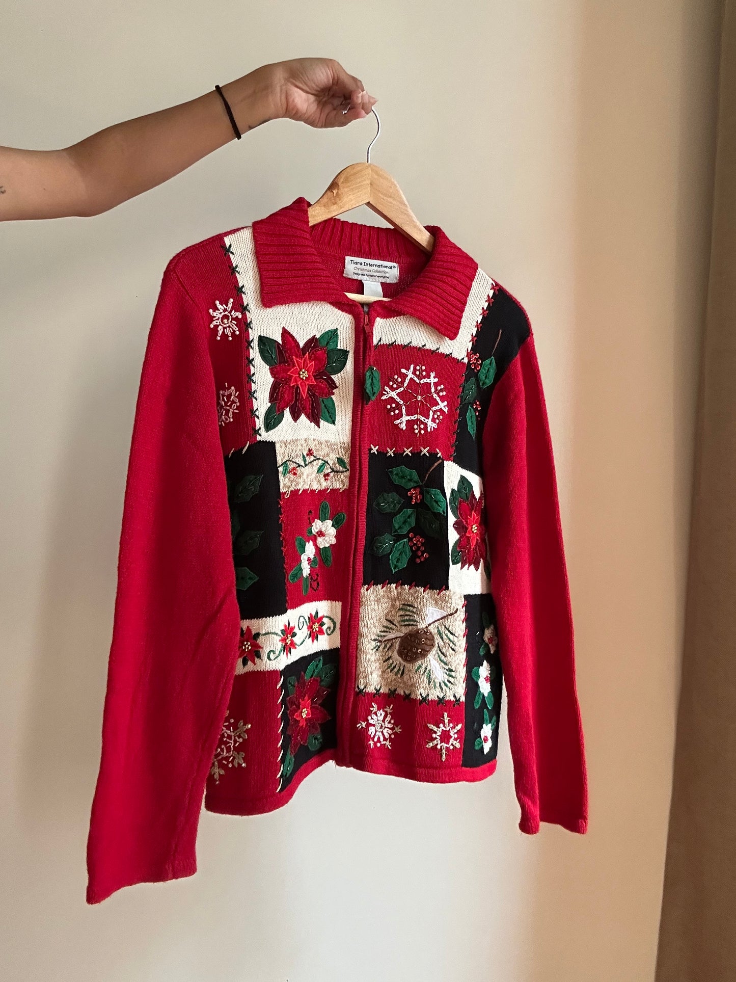 Tiara International Vintage Knit Cardigan