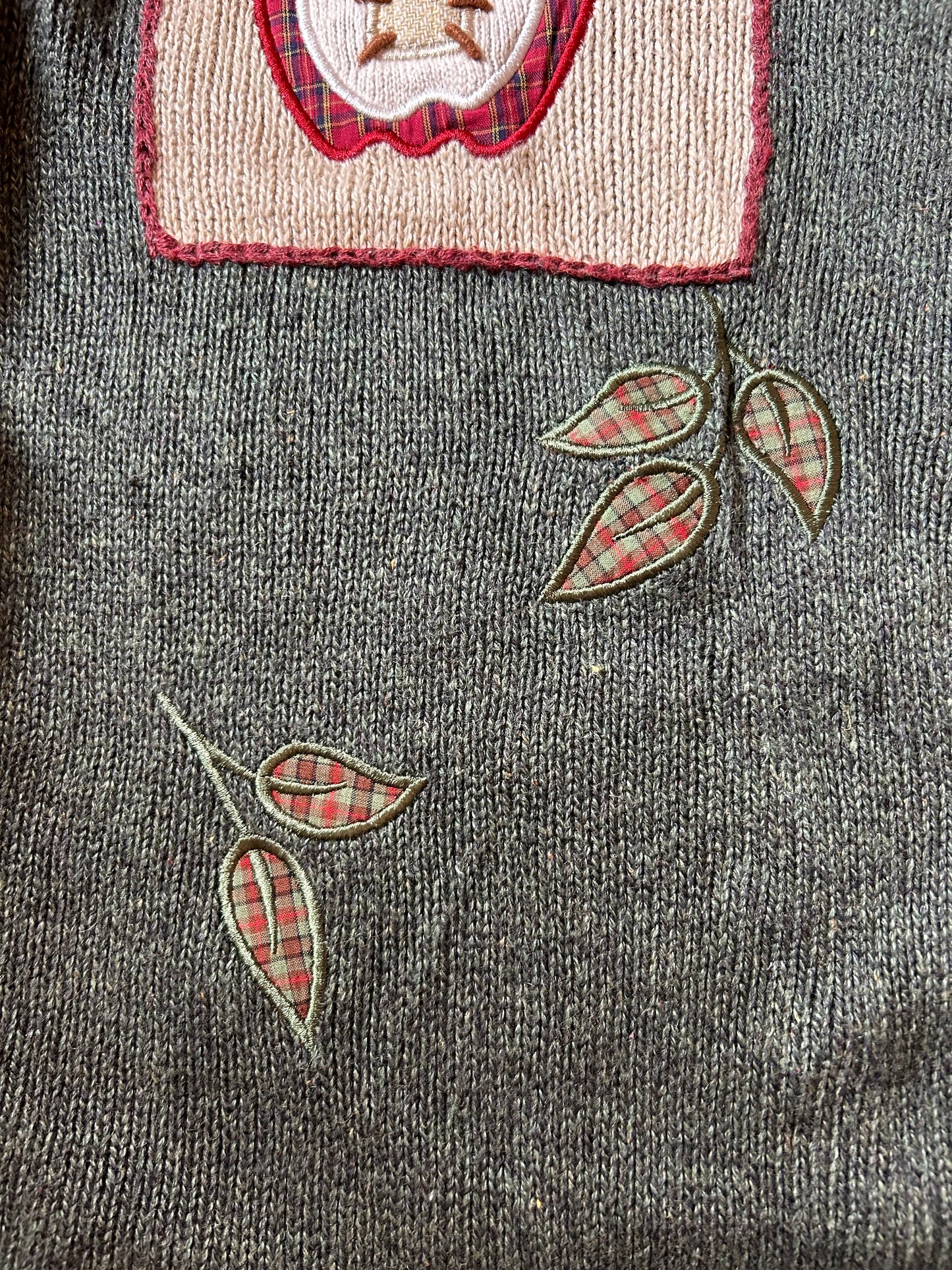 Vintage Mandal Bay Patchwork and Embroidered Knit Cardigan