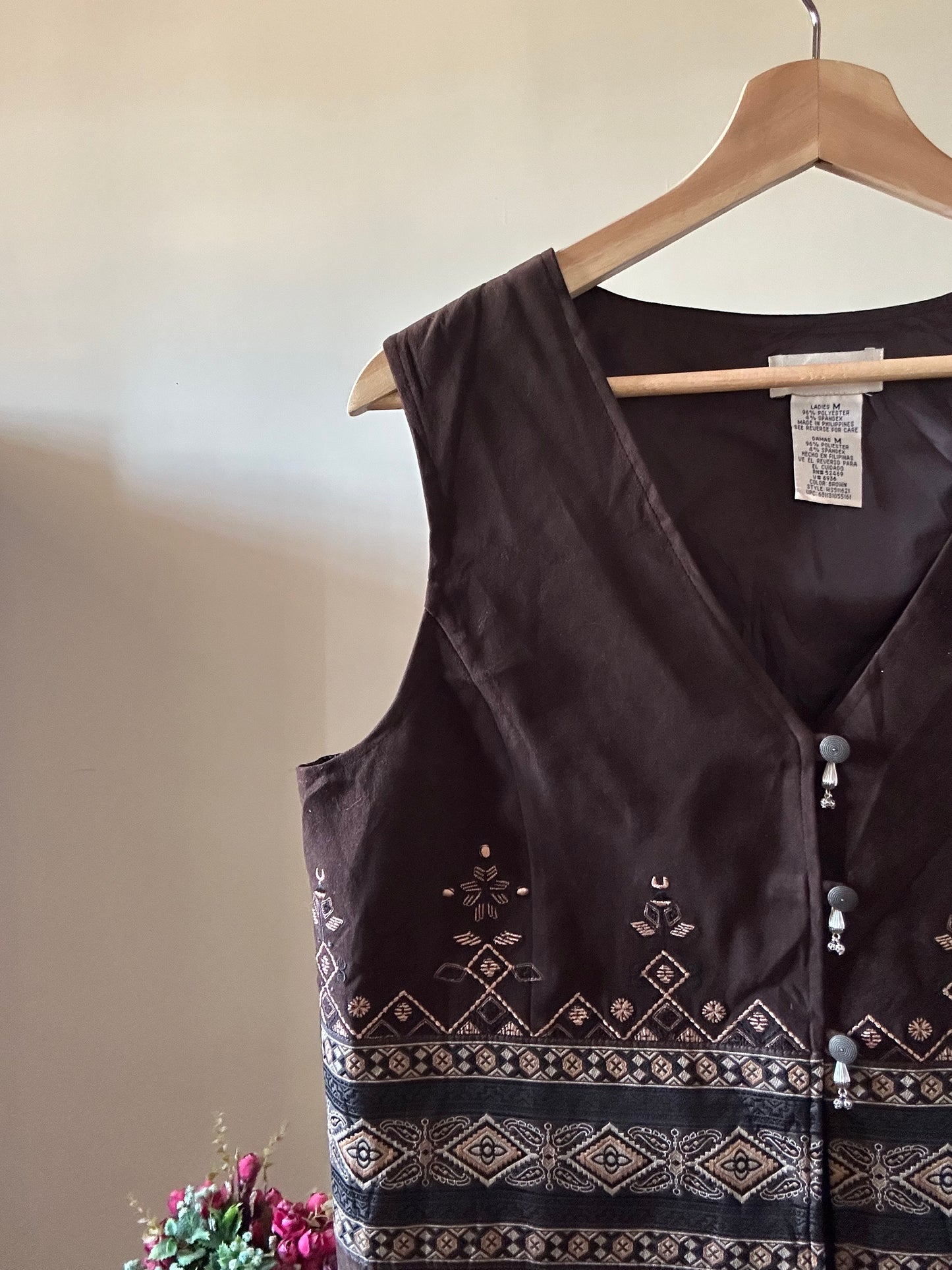 Vintage White Sage Vest