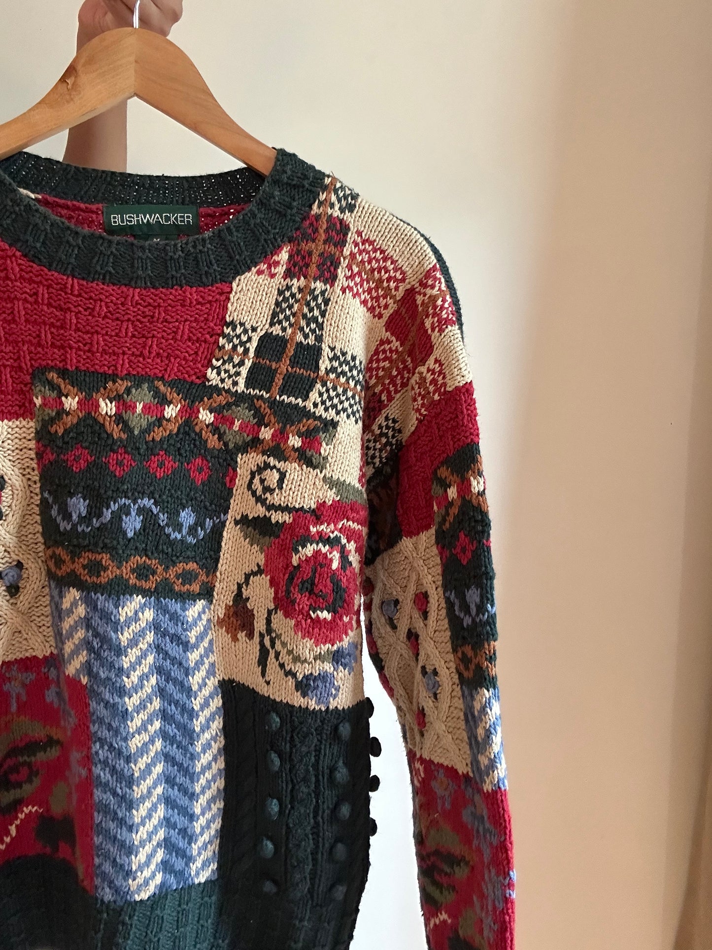 Bushwacker Vintage Hand Embroidered Pullover