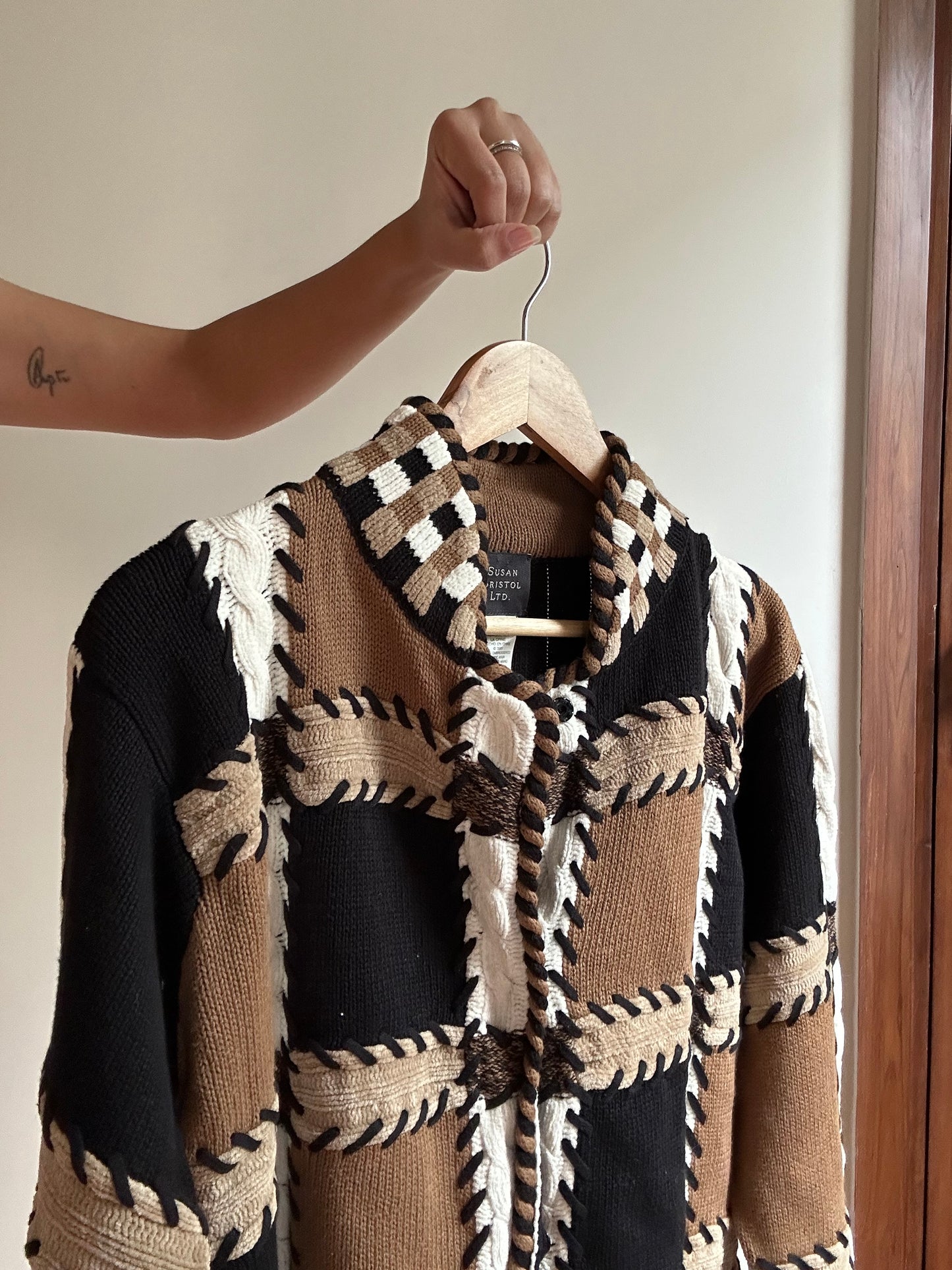 Susan Bristol Vintage Knit Cardigan