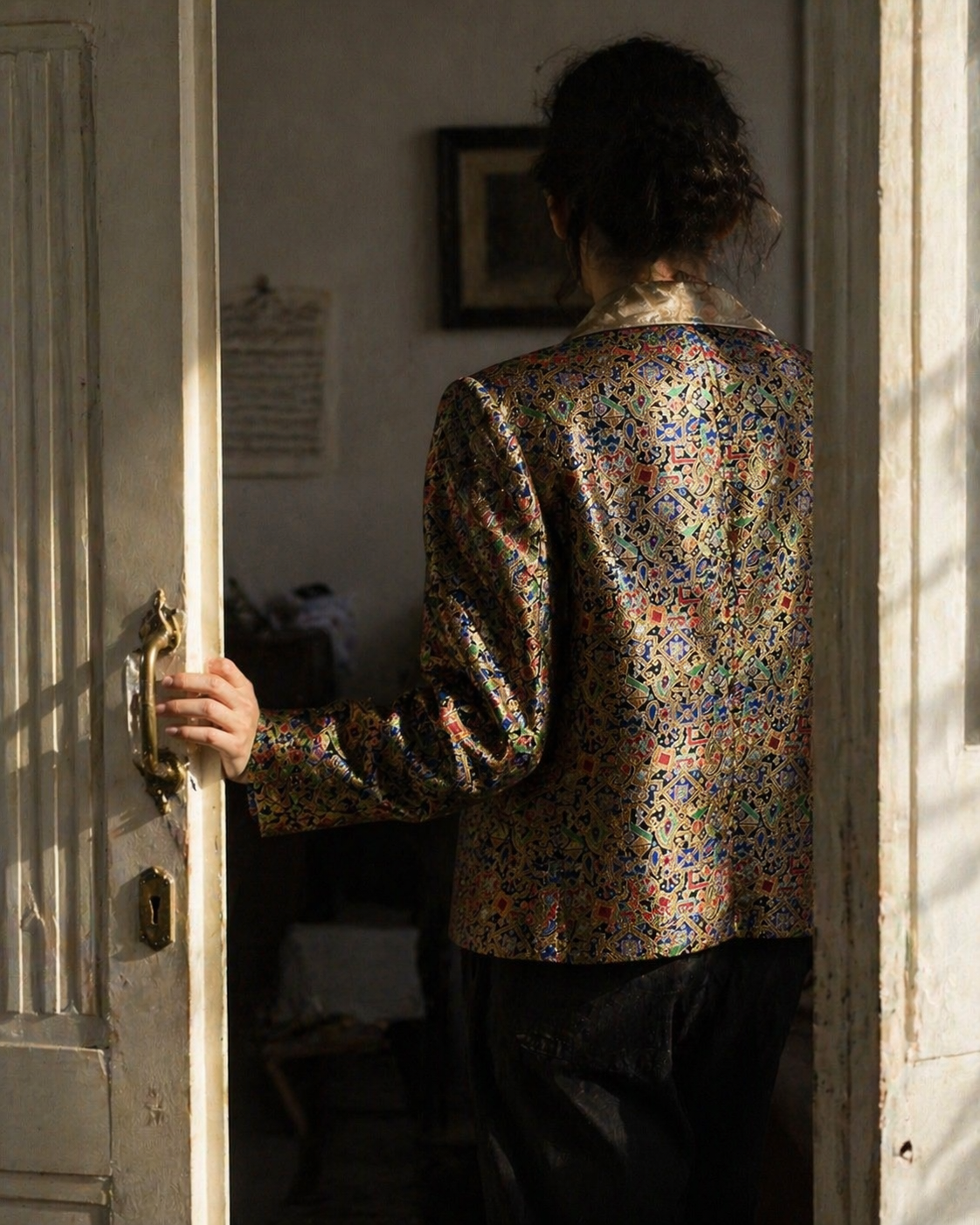 Vintage Anthea Crawford All Weaved Blazer