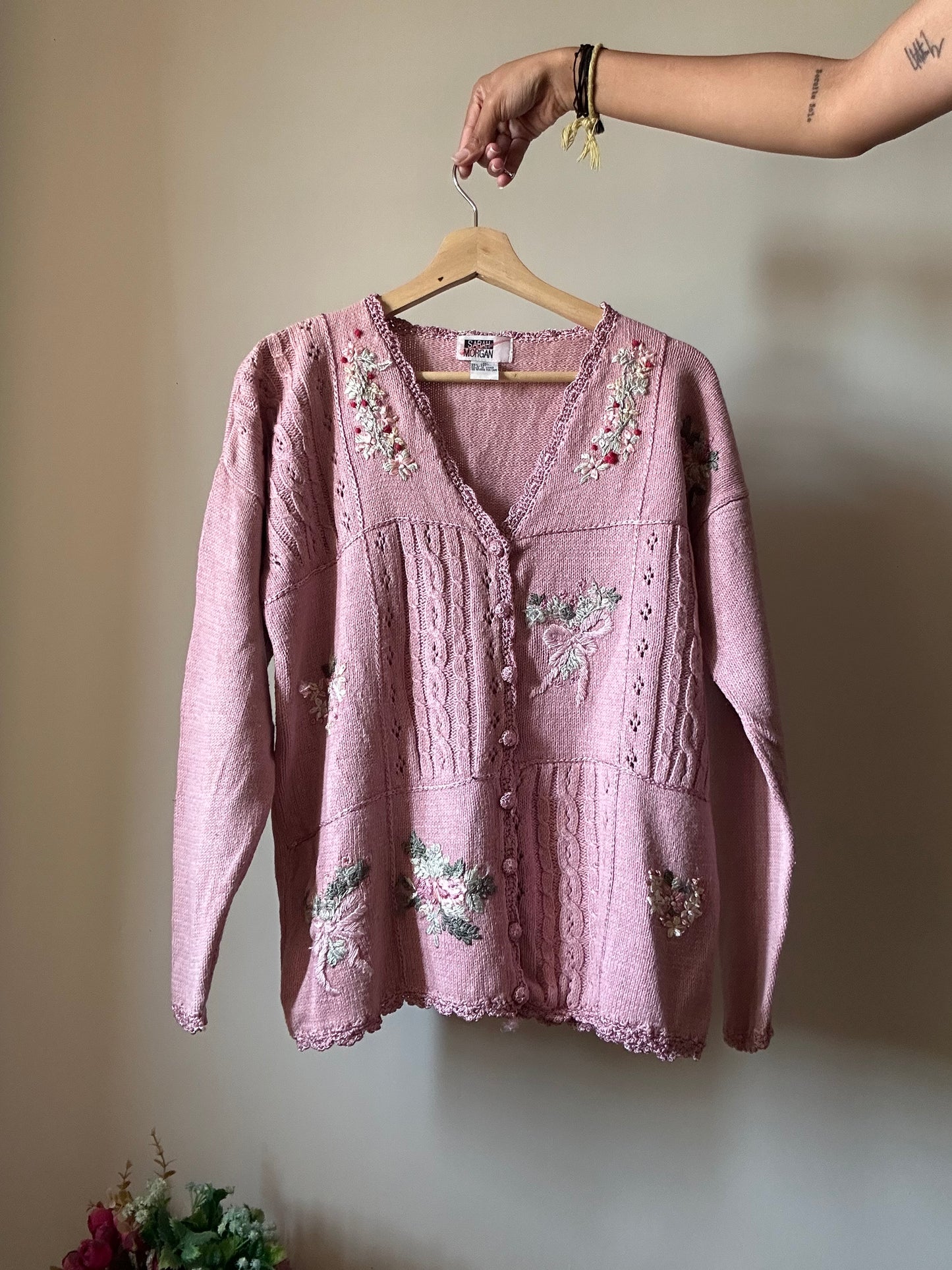 Sarah Morgan Vintage Floral Cardigan