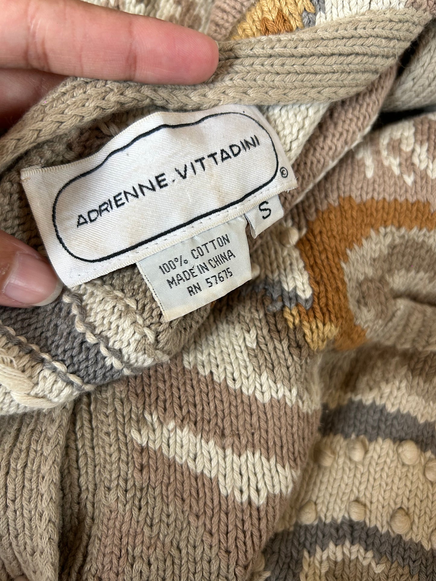 Adrienne Vittadini Vintage Knit Cardigan