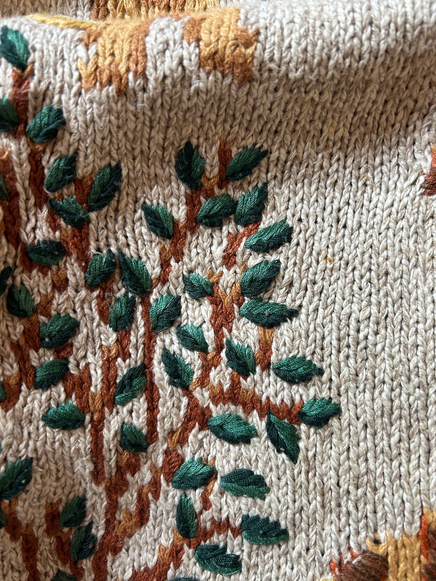 Marisa Christina Vintage All Hand Knit Cardigan