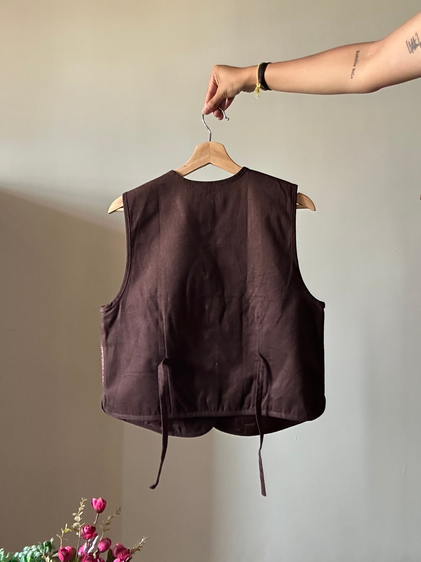Bechamel Vintage 90s Embroidered Vest