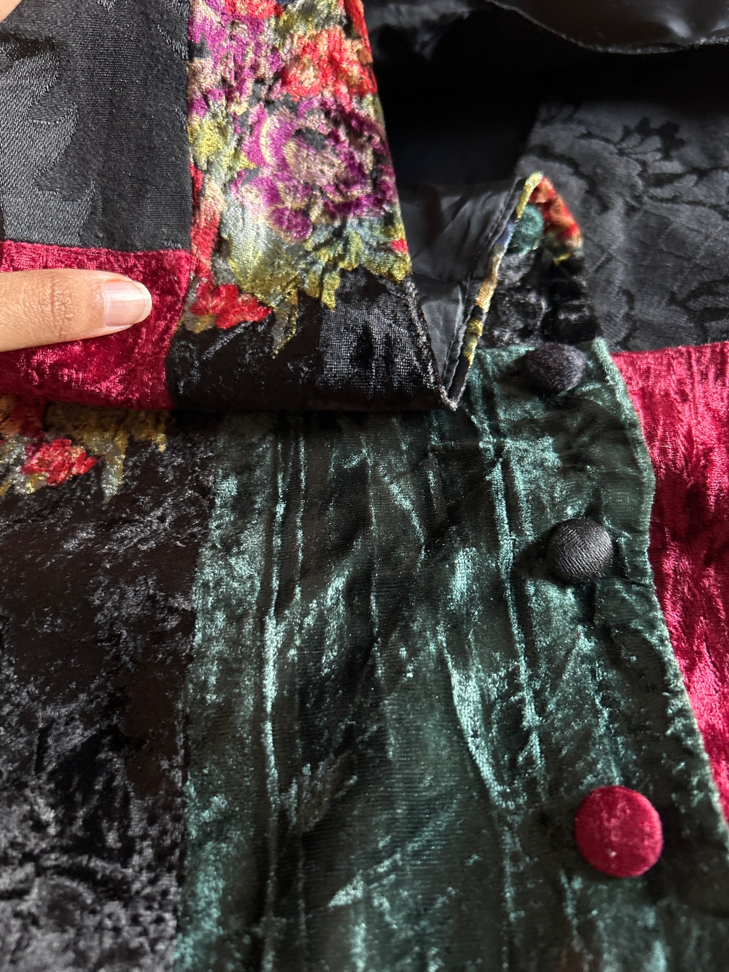 Vintage Susan Miller Patchwork Vest