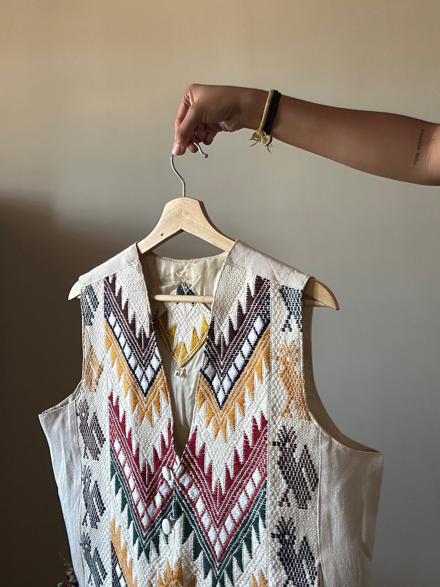 Vintage Talla All Weaved Vest