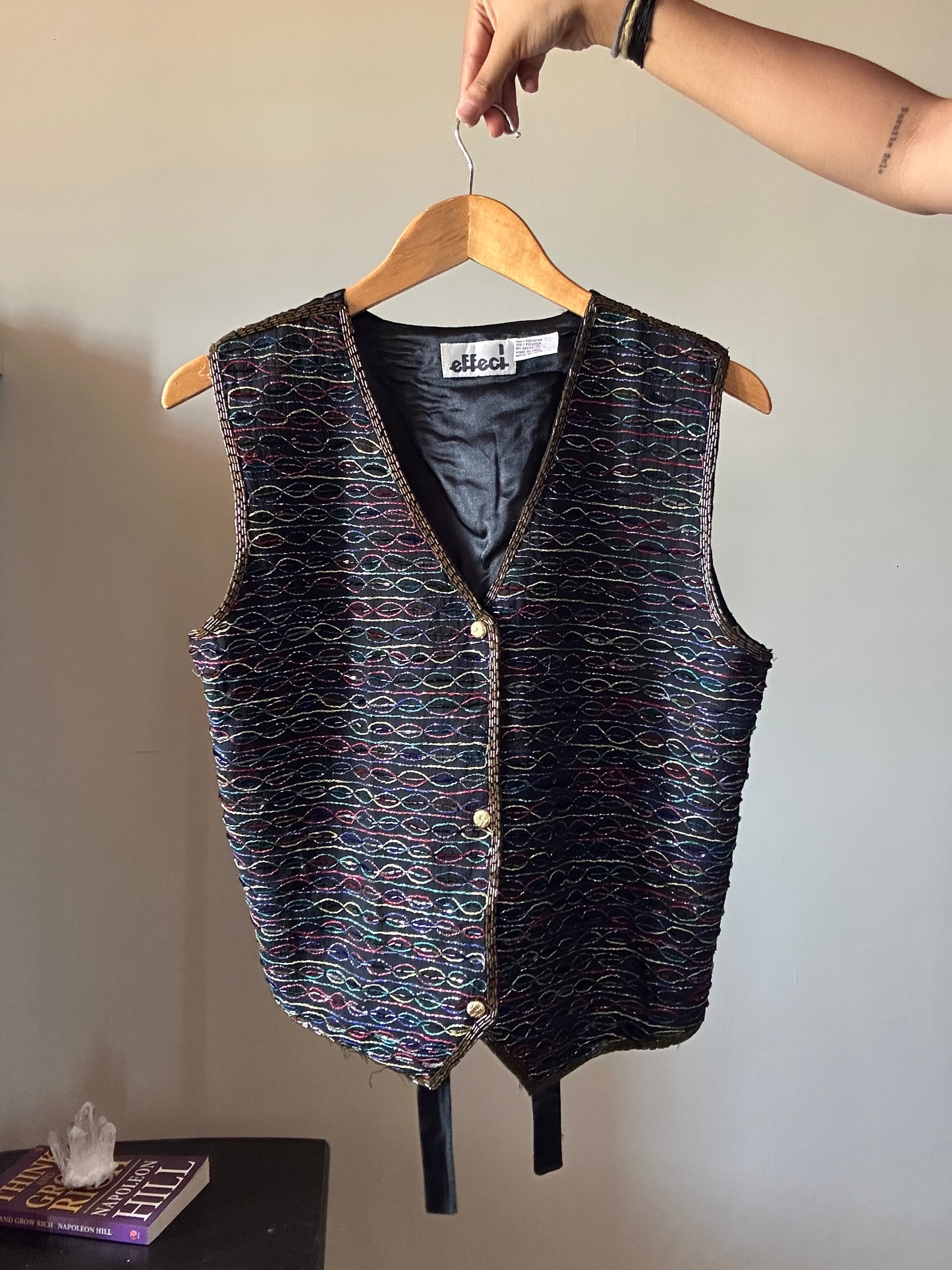 Vintage effeci All Beaded Vest
