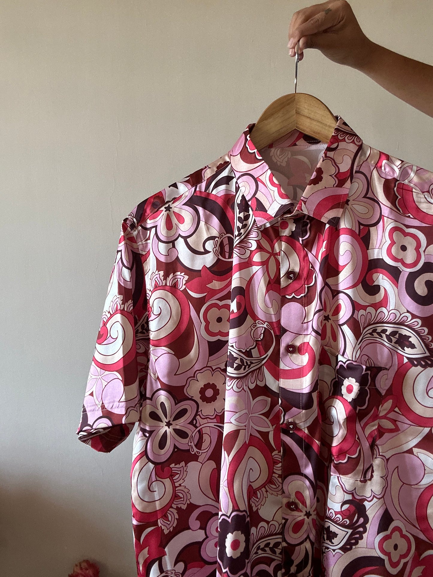 90s Painter’s Satin Shirt