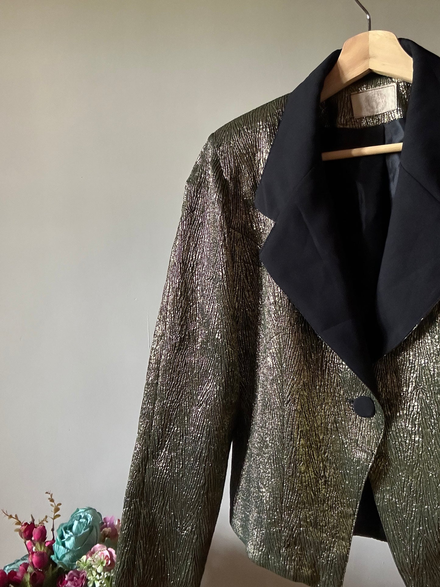 Vintage Flee Texted Blazer