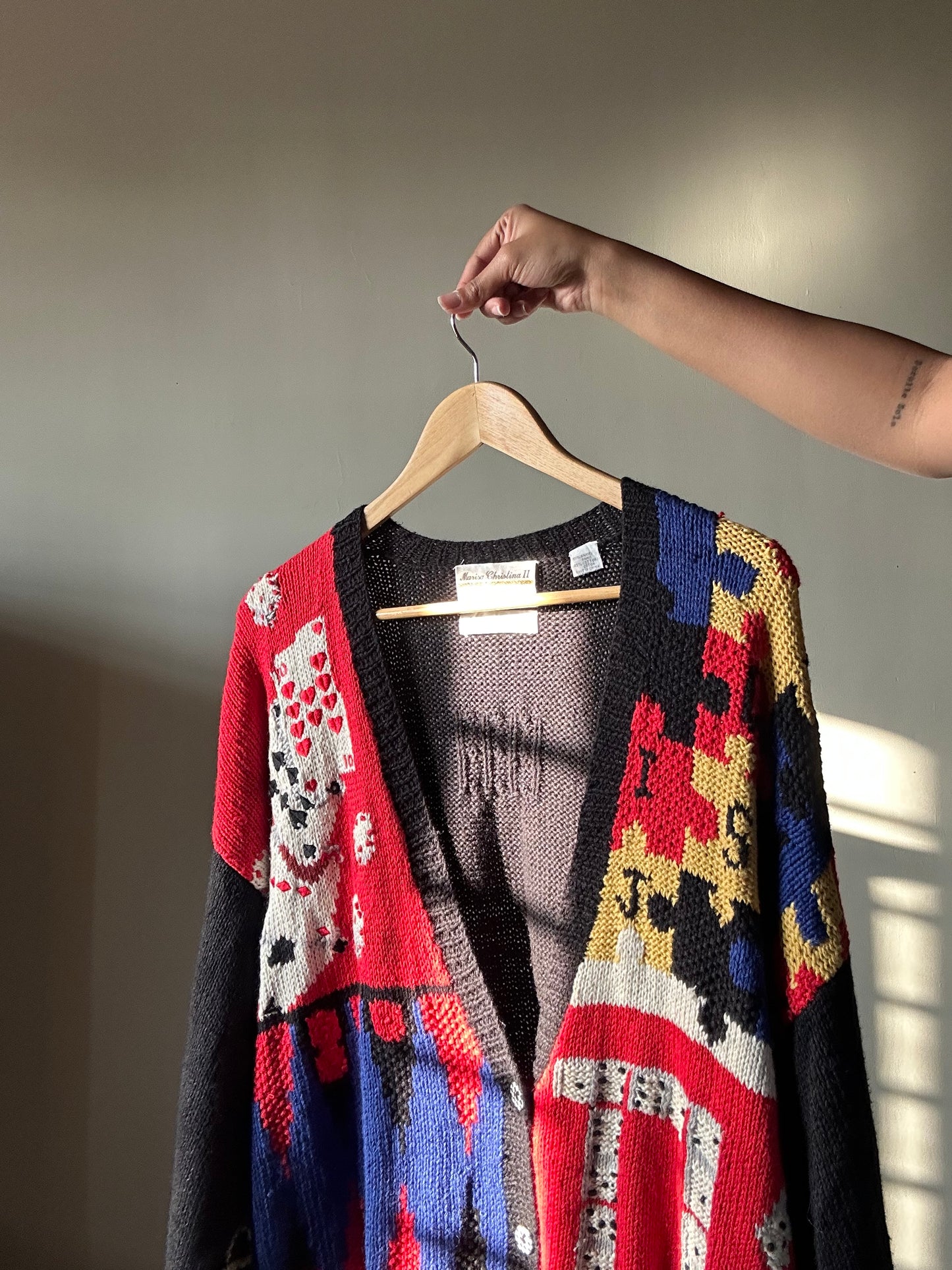 Marisa Christina 2 Vintage Hand Knit Cardigan