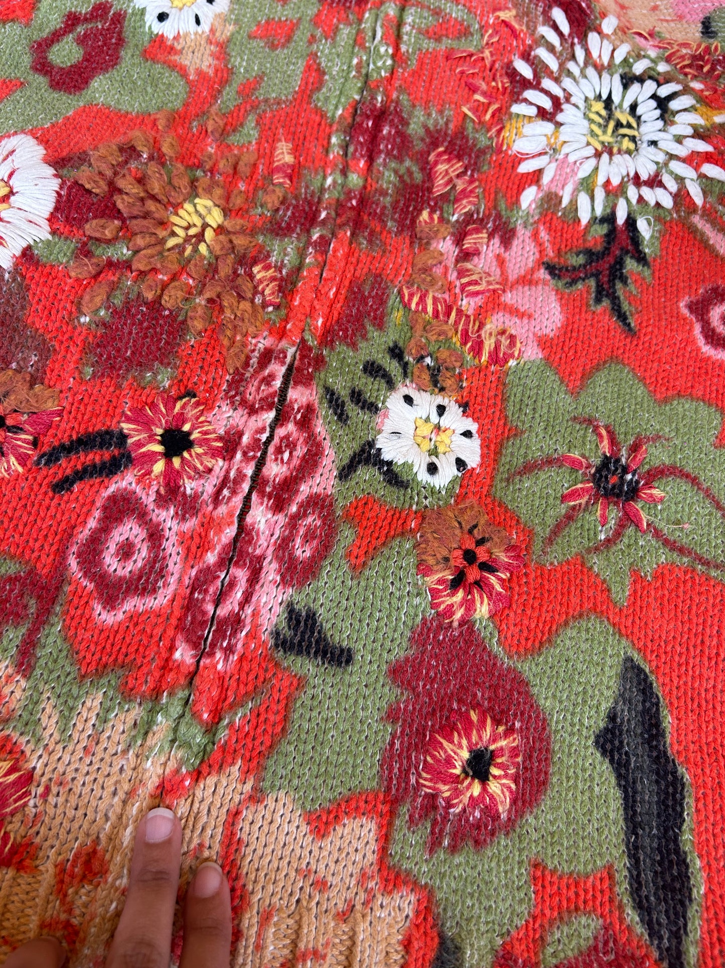 Coldwater Creek Embroidered Knit Pullover