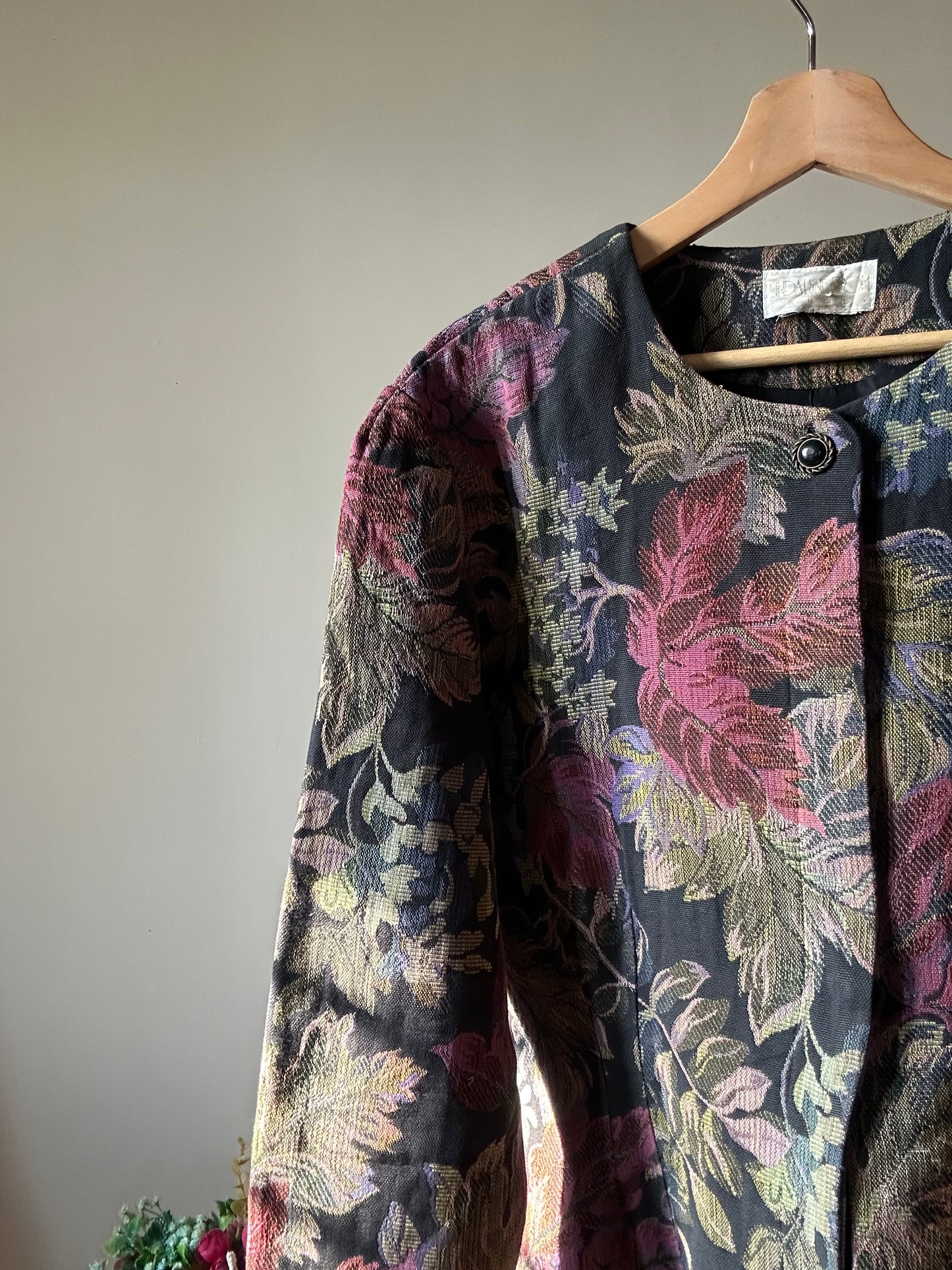 Linda Lundstrom Vintage Floral Blazer