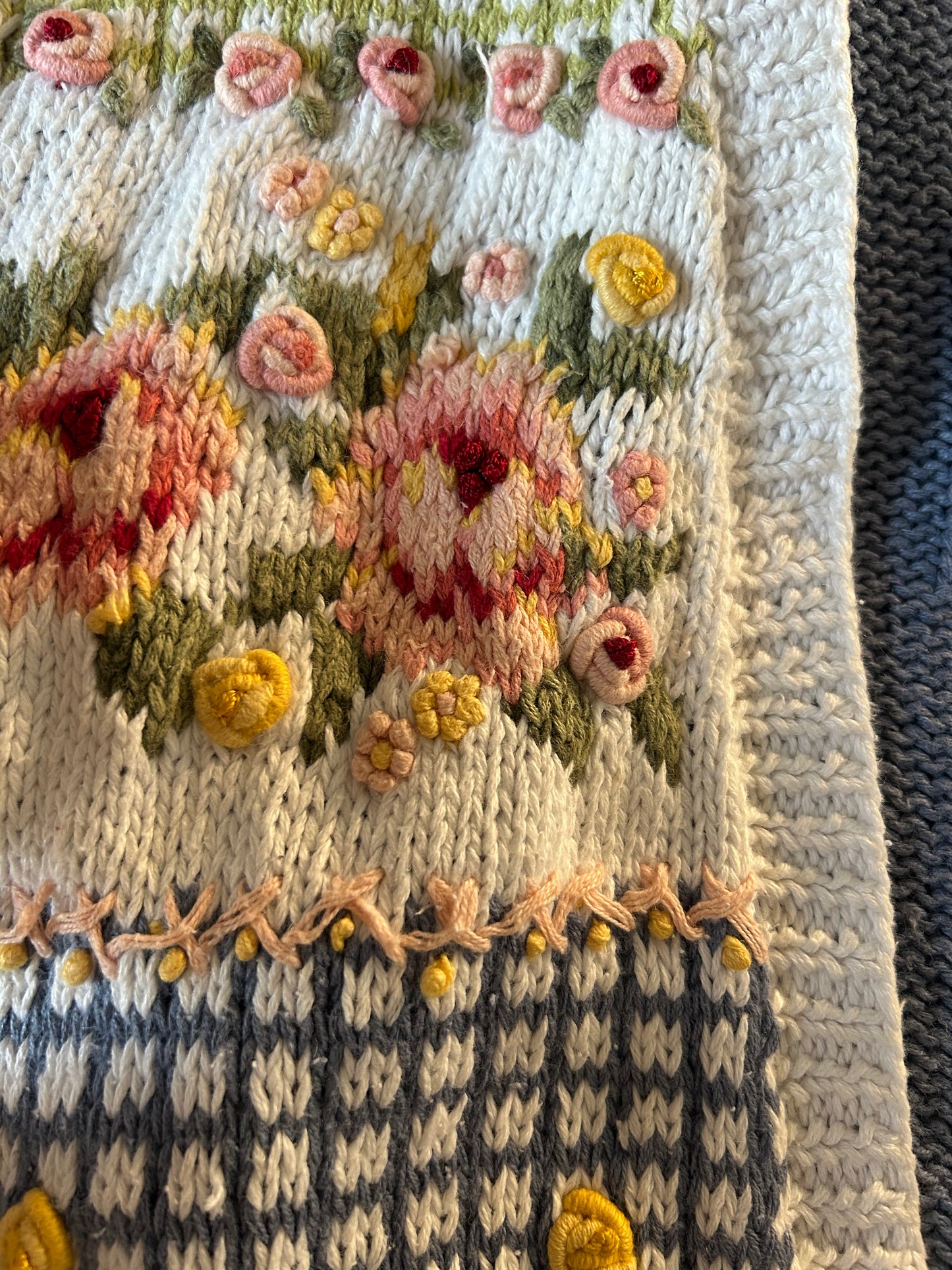 Marisa Christina Vintage Hand Knit Vest