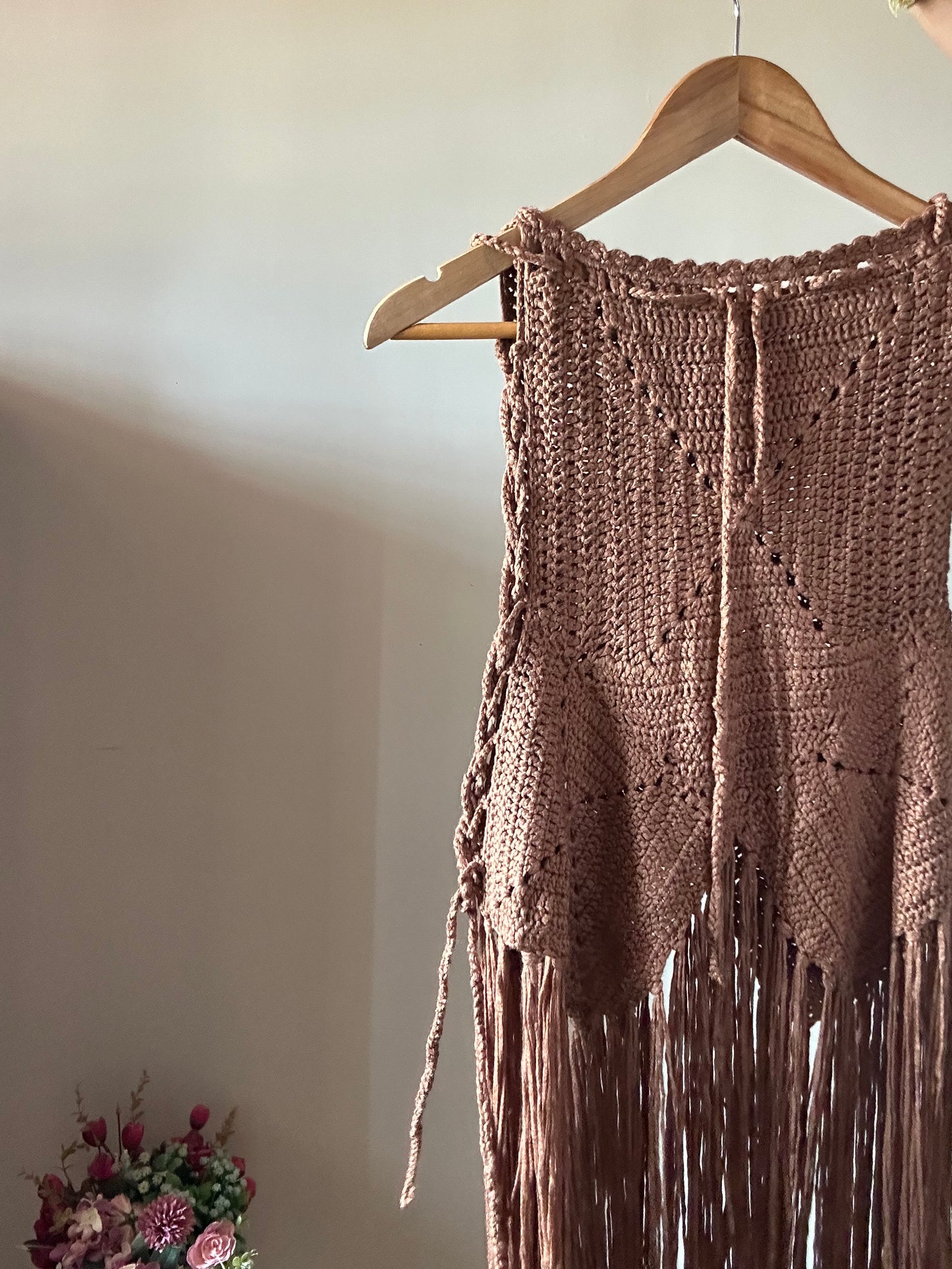 Love Sense Vintage Crochet  Skirt