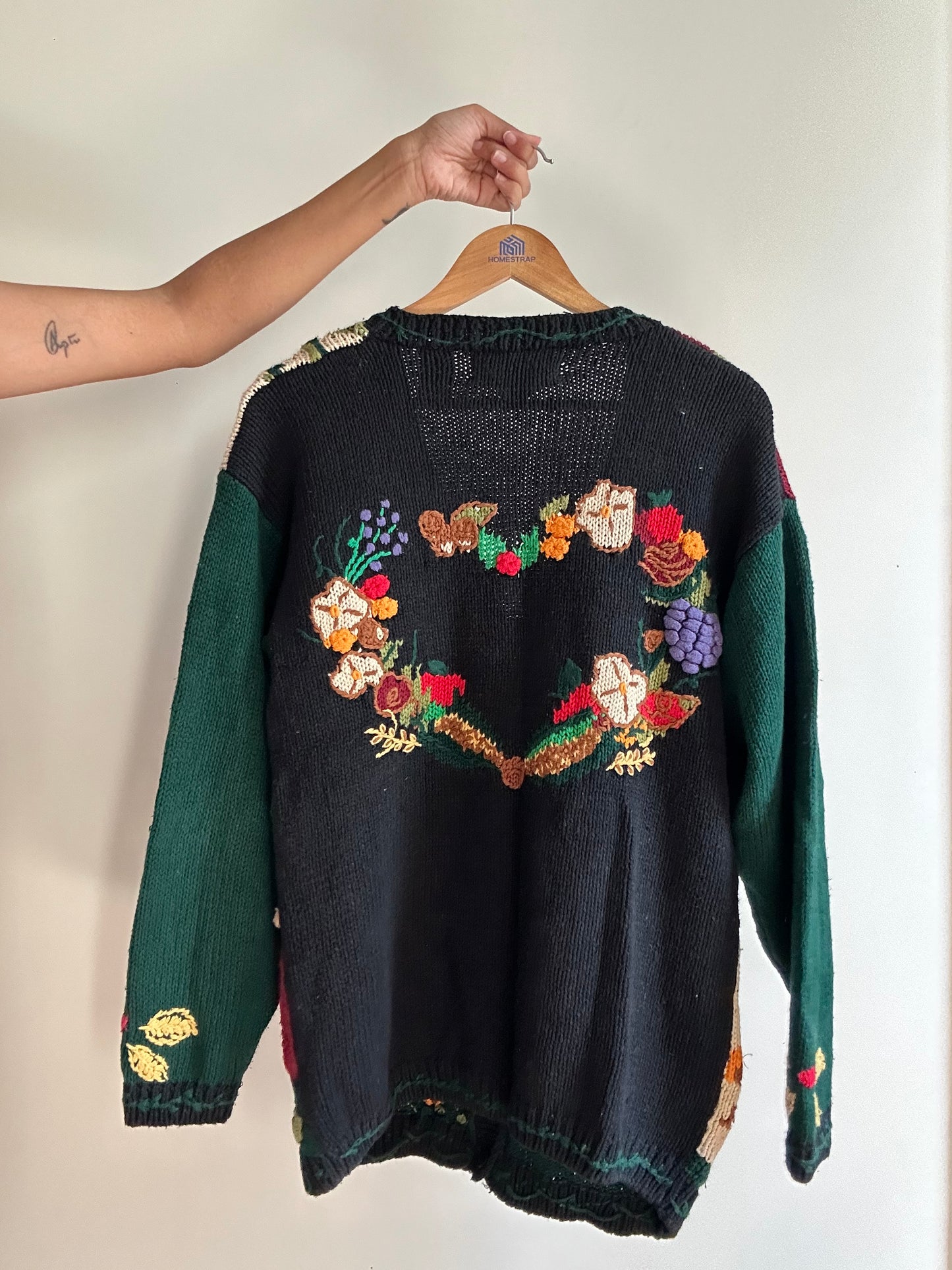 Eagle’s Eye Vintage Hand Knit Cardigan