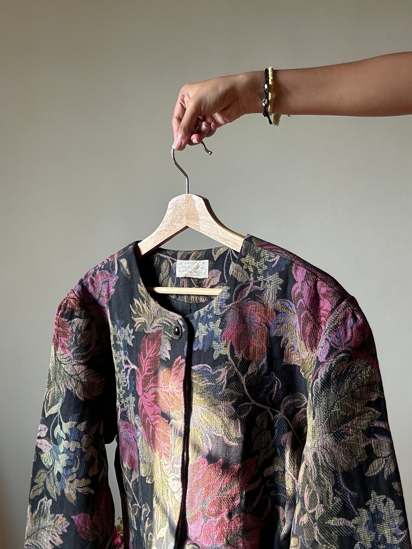 Linda Lundstrom Vintage Floral Blazer