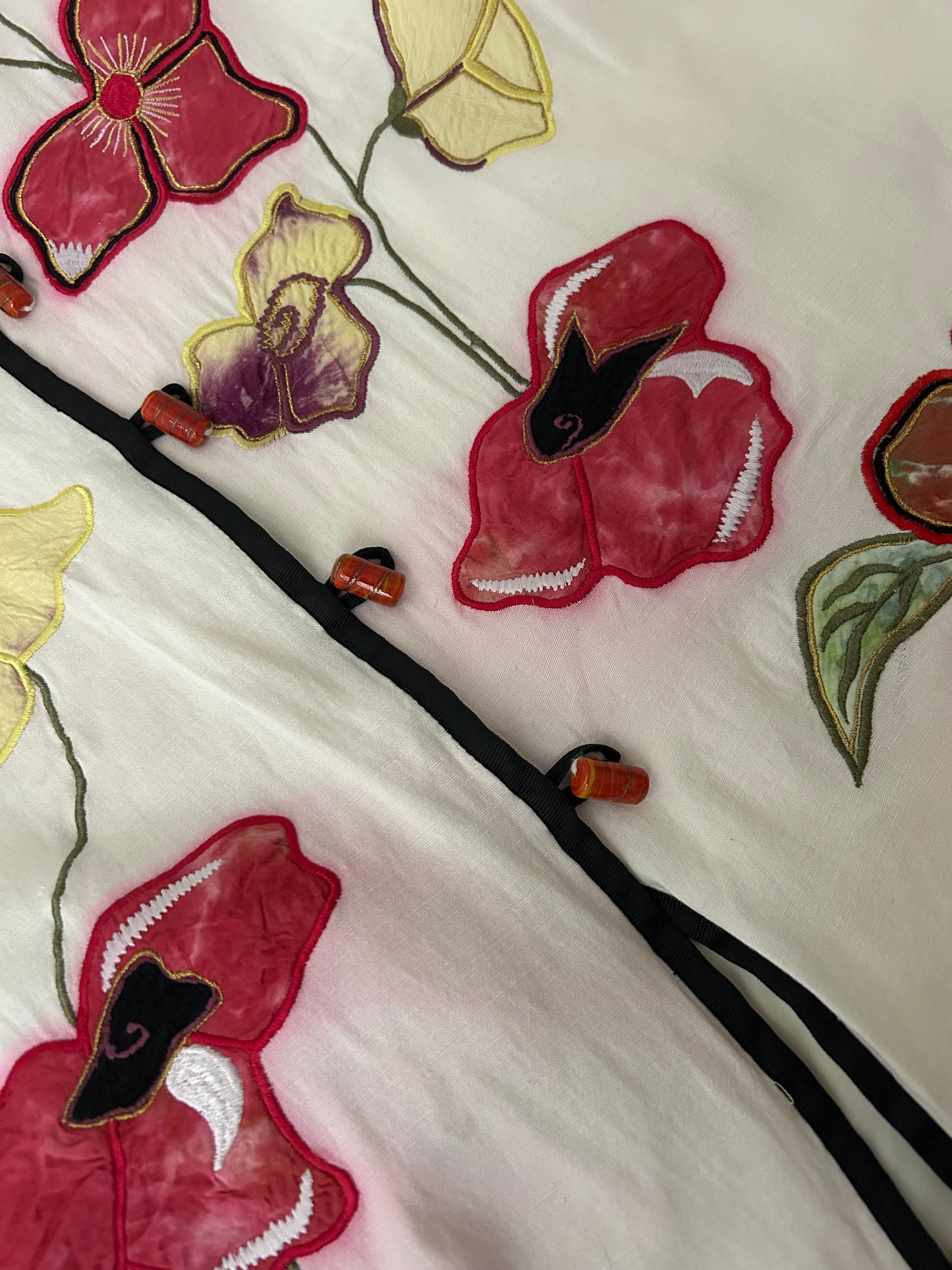 Allure Vintage Embroidered Bleed Effect Shaket