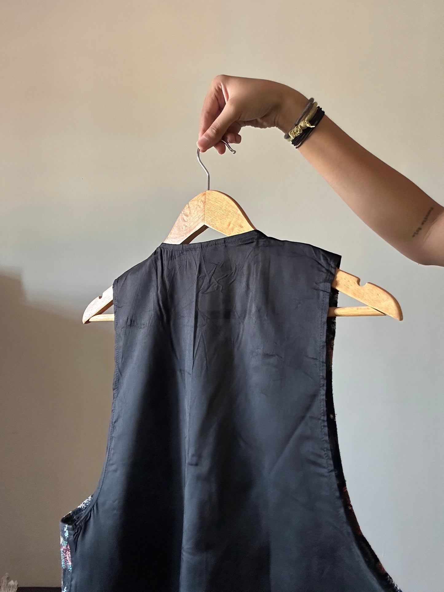 Facets By Mirrors Vintage Teddy Vest