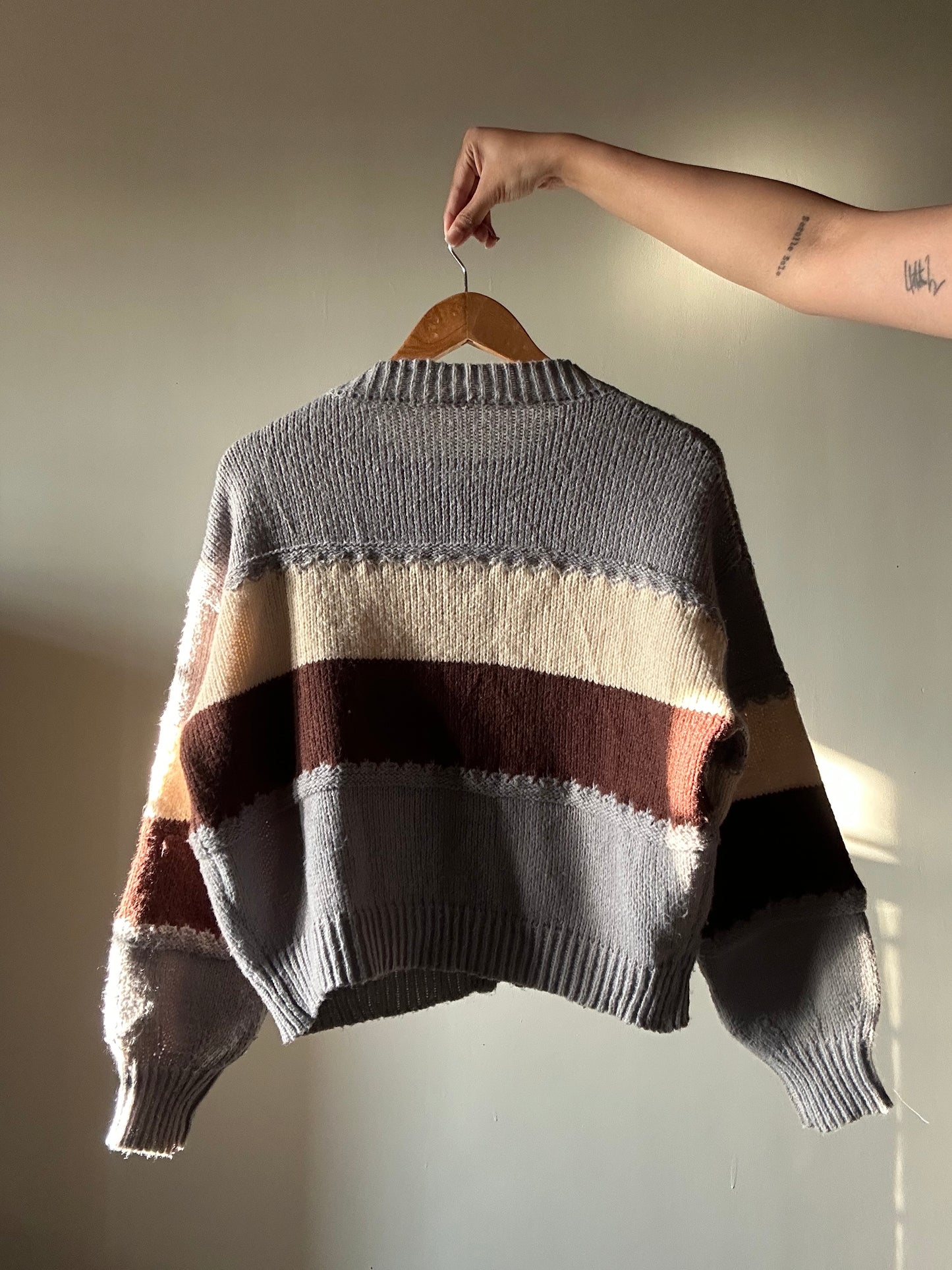 Wool Blend Knit Cardigan