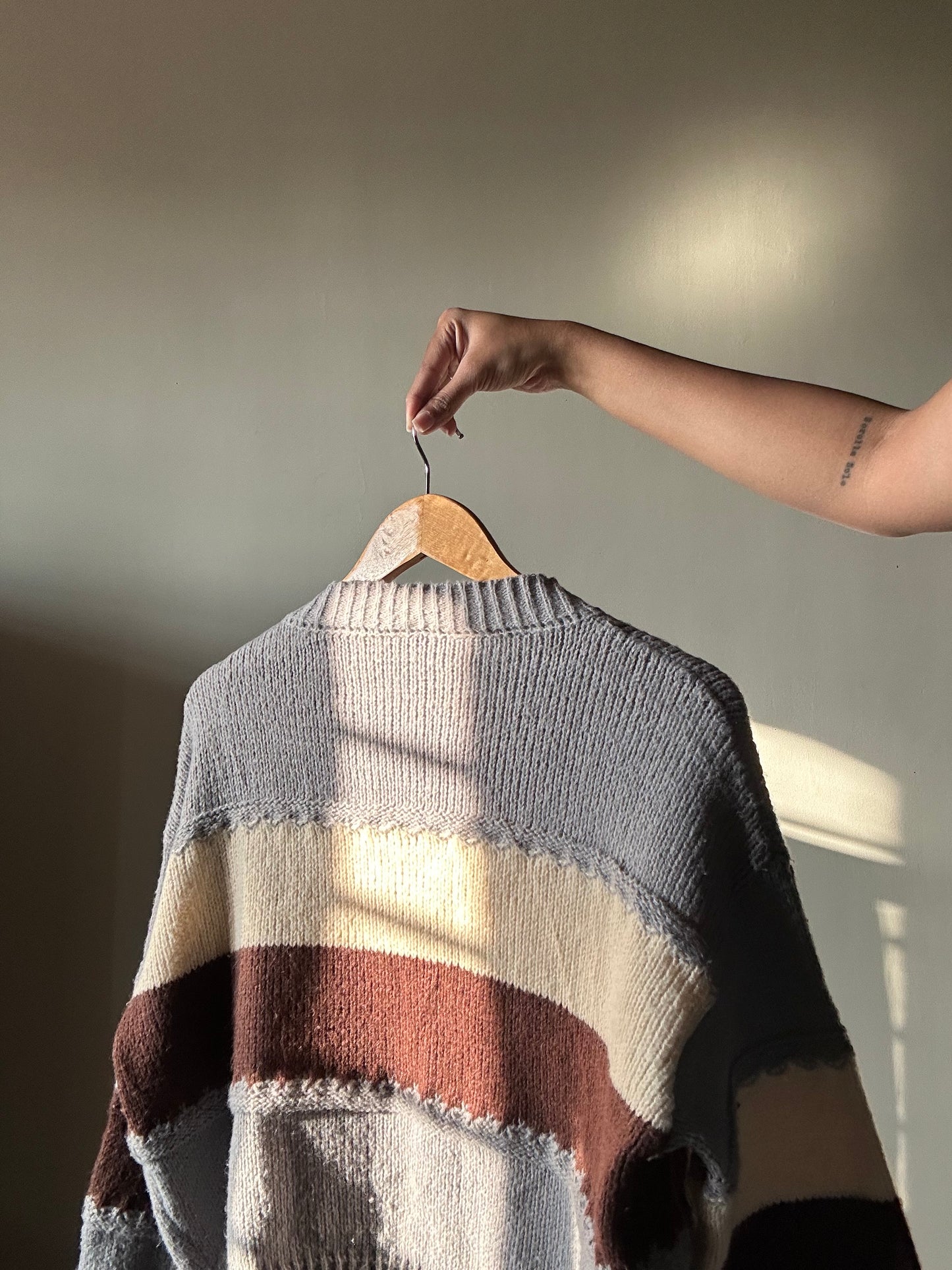 Wool Blend Knit Cardigan