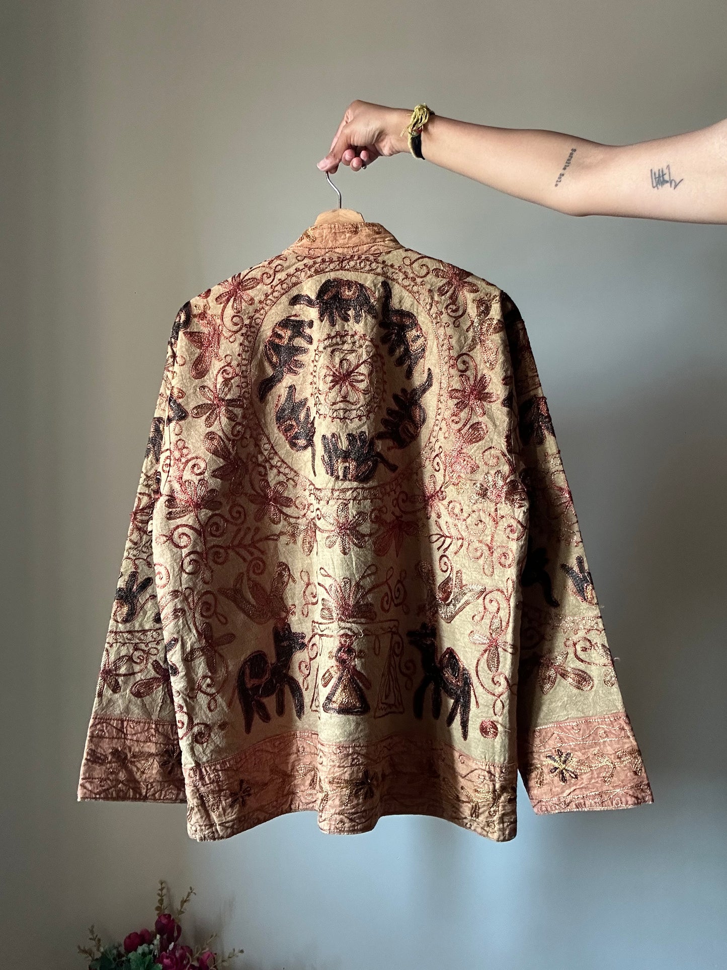 Traditional All Embroidered Shaket