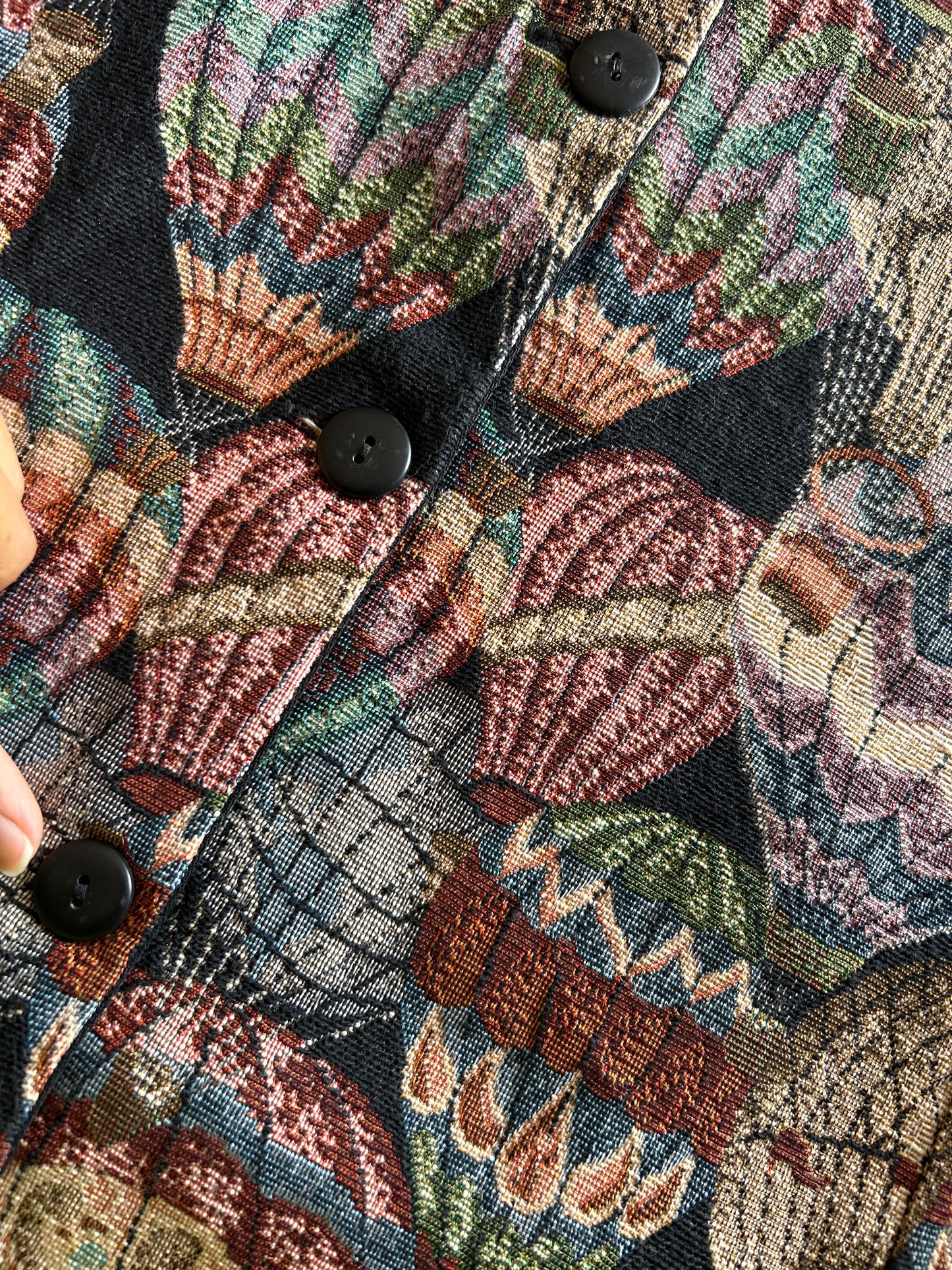 Vintage Tapestry Balloon Vest