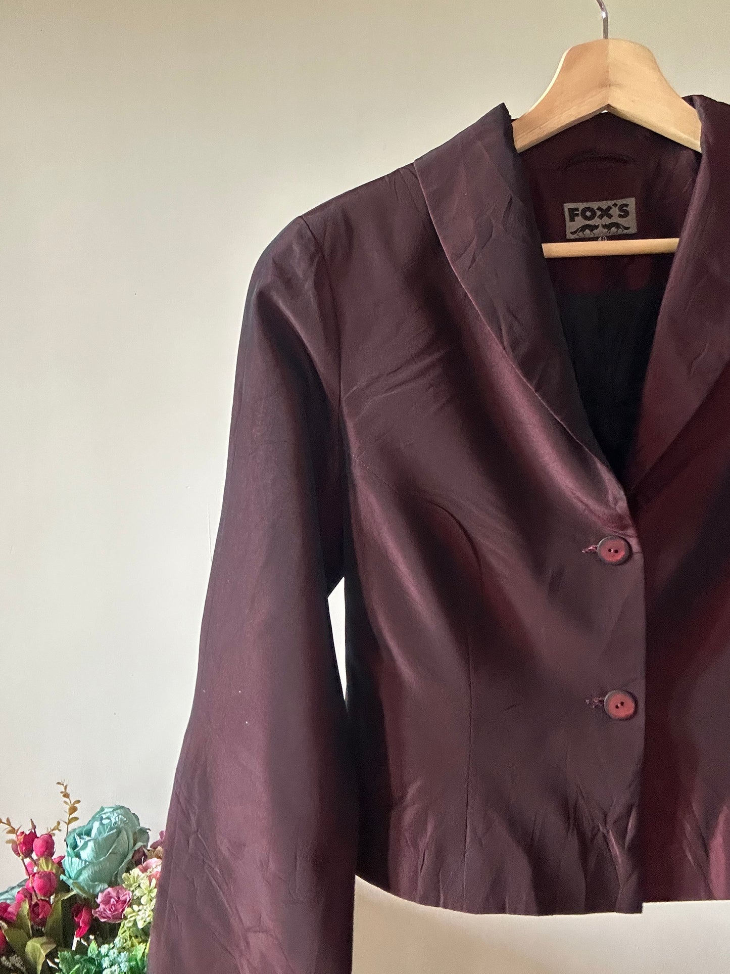 Fox’s Vintage Cropped Blazer