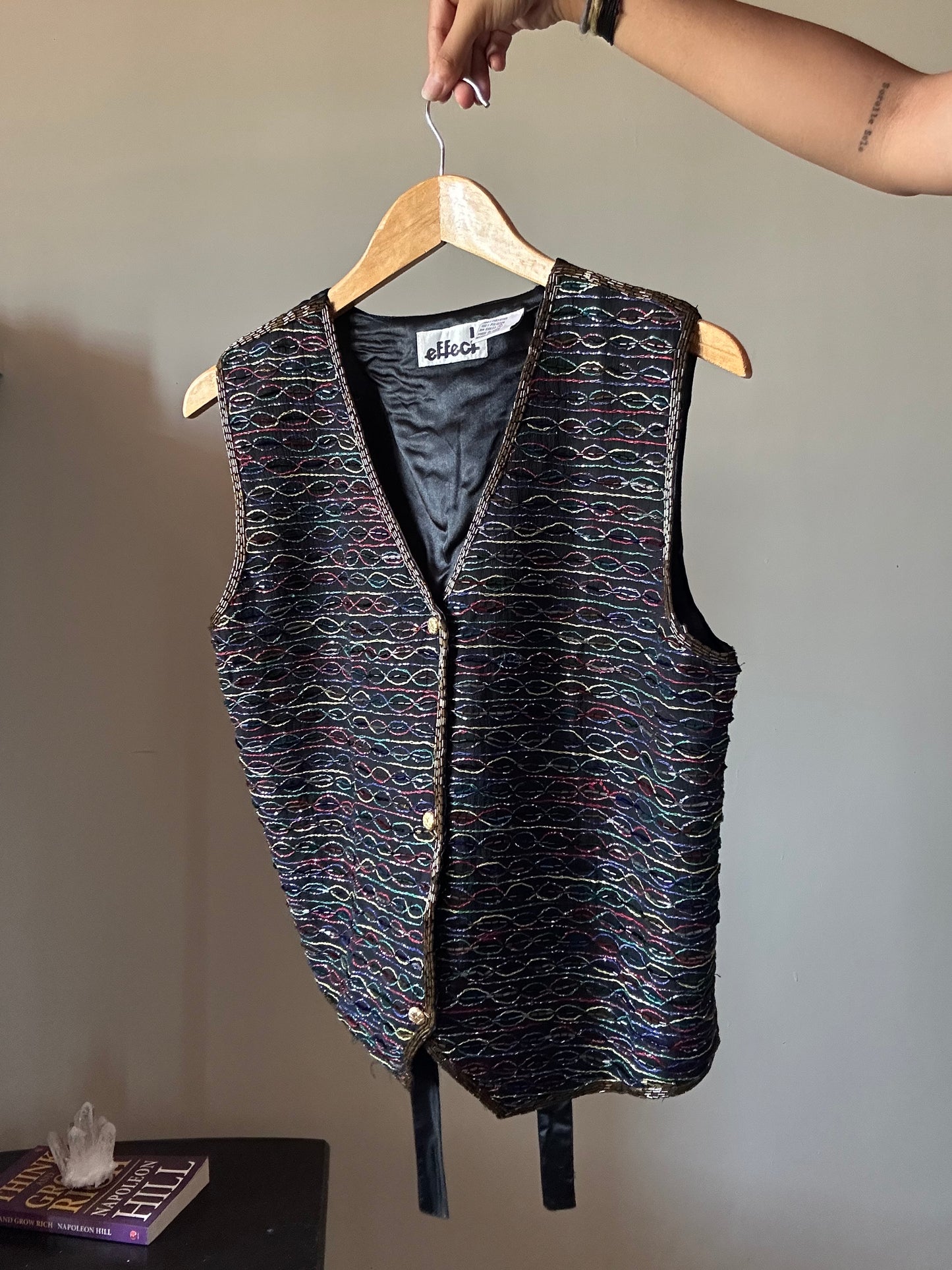 Vintage effeci All Beaded Vest