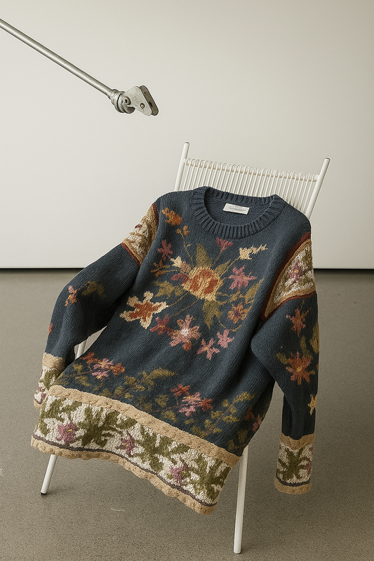 Jennifer Reed Vintage Hand Knit Cardigan