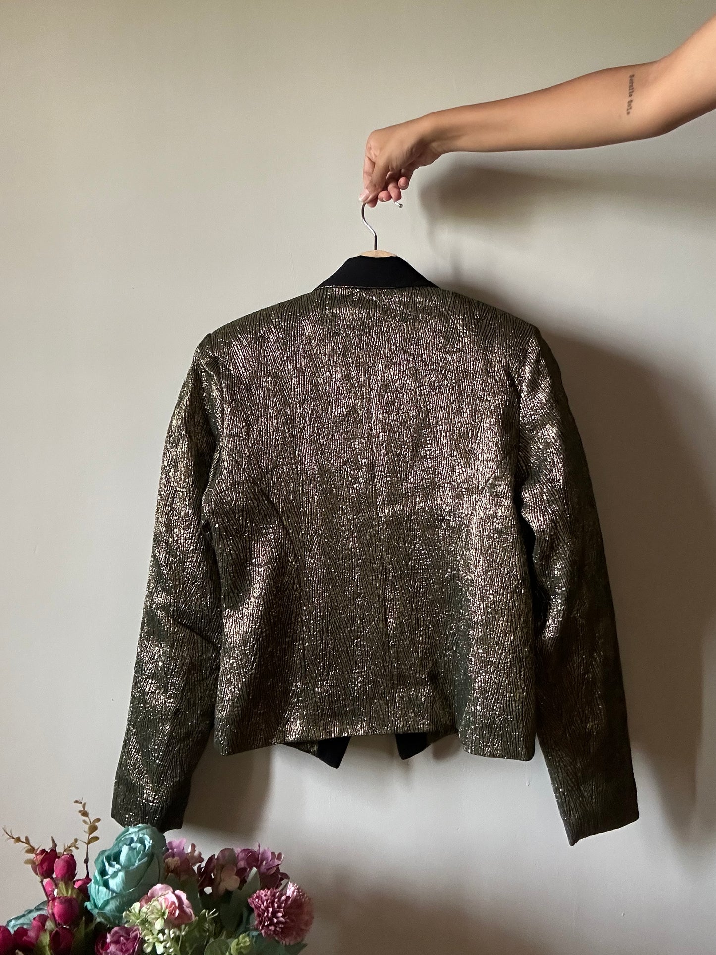 Vintage Flee Texted Blazer
