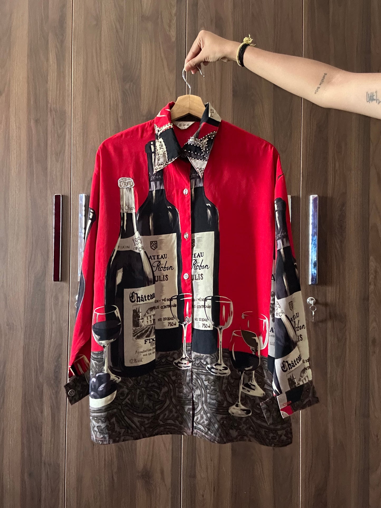 Vintage Win Cellar Shirt With Beading