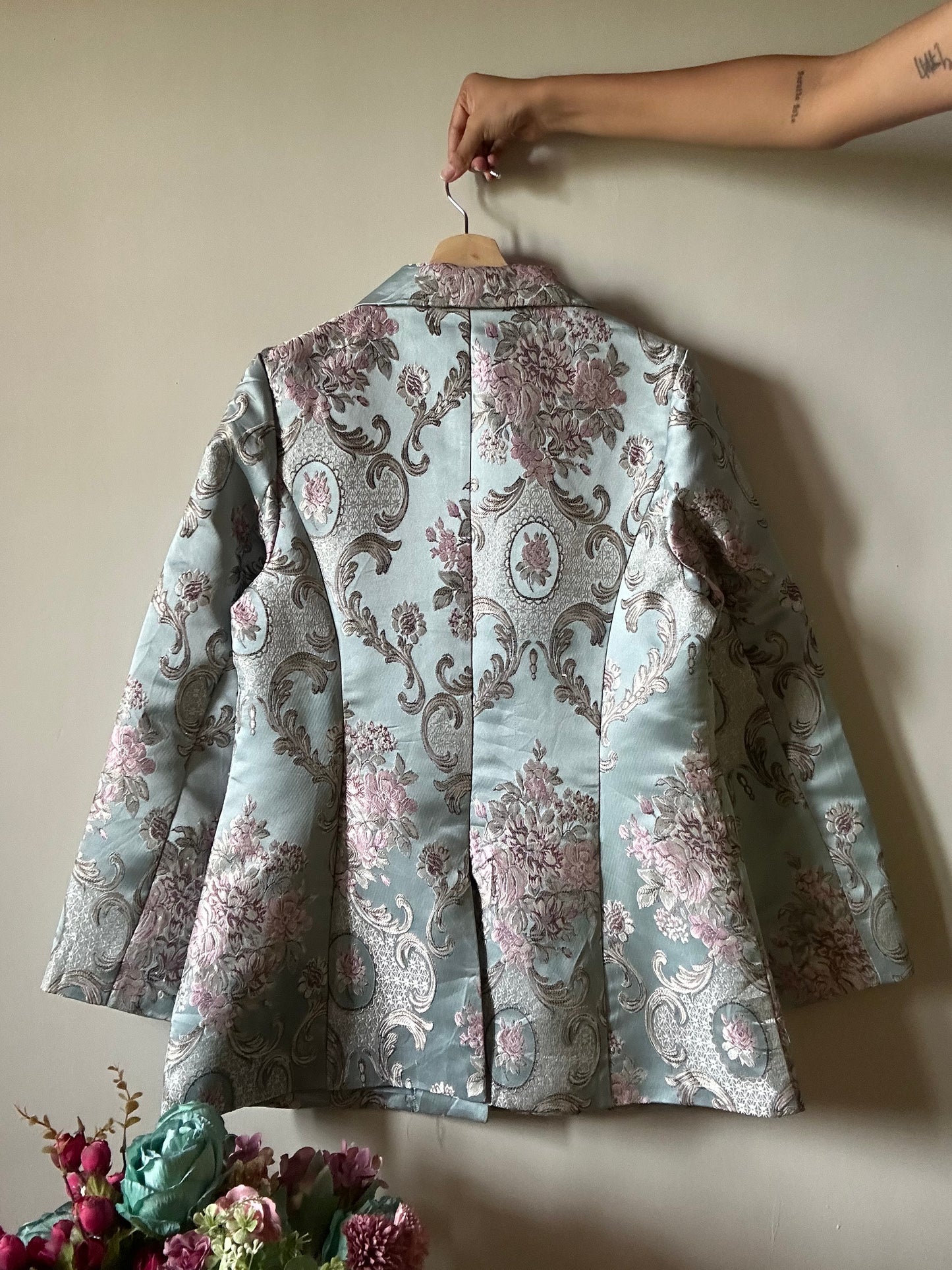 Sugar Thrillz Vintage Weaved Blazer