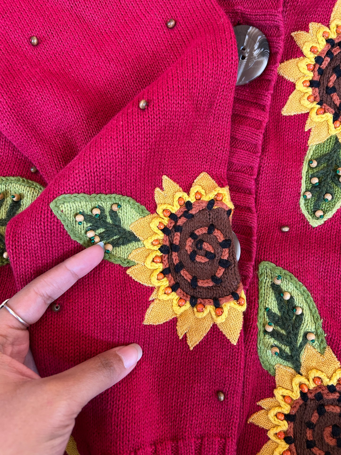 Design Options Vintage Knit Cardigan