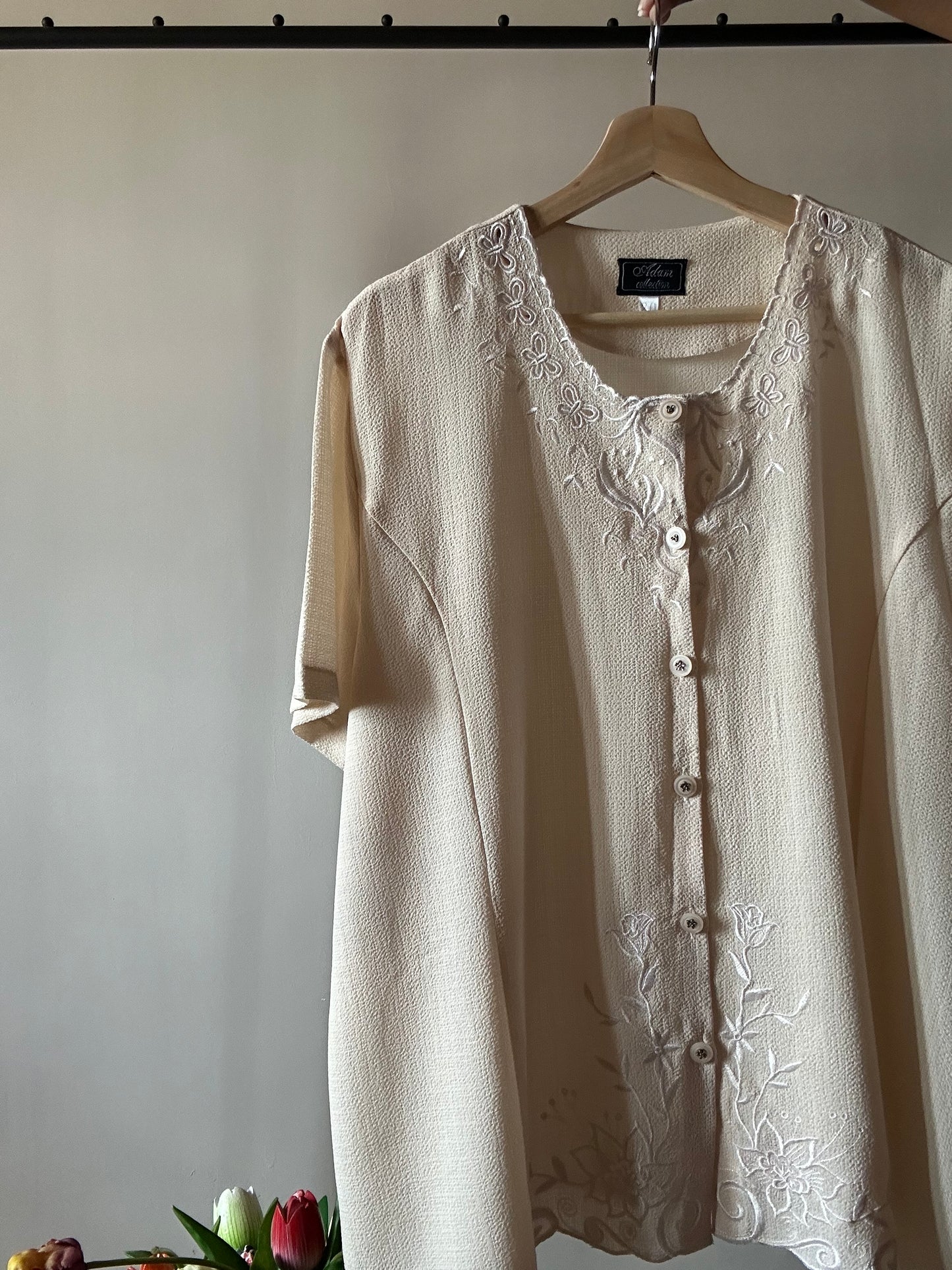 Adam Collection Vintage Embroidered Shirt