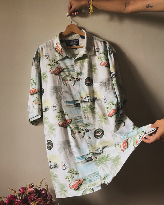 Newport Blue Vintage Shirt