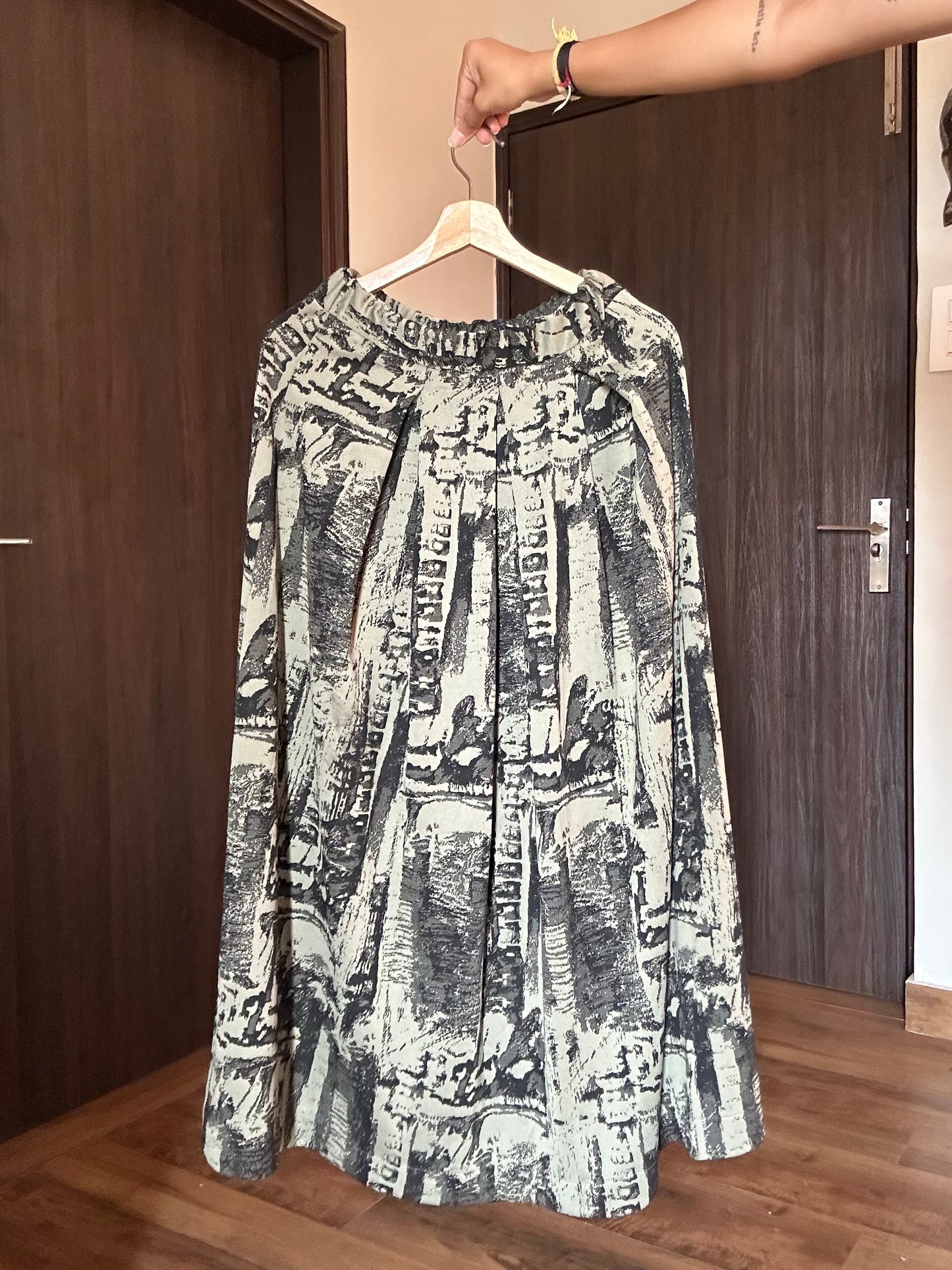 Nina Riga Vintage Pleated Skirt