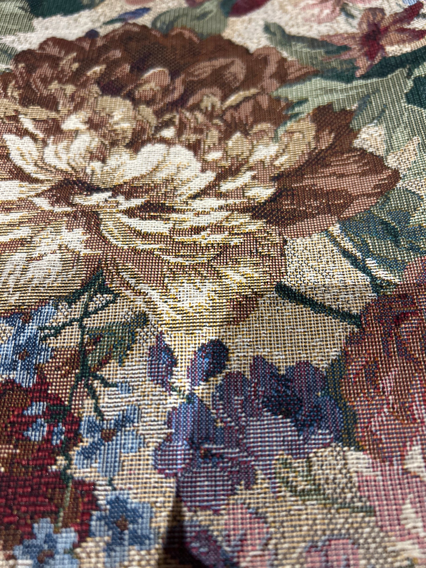 Vintage Floral Jacquard Vest