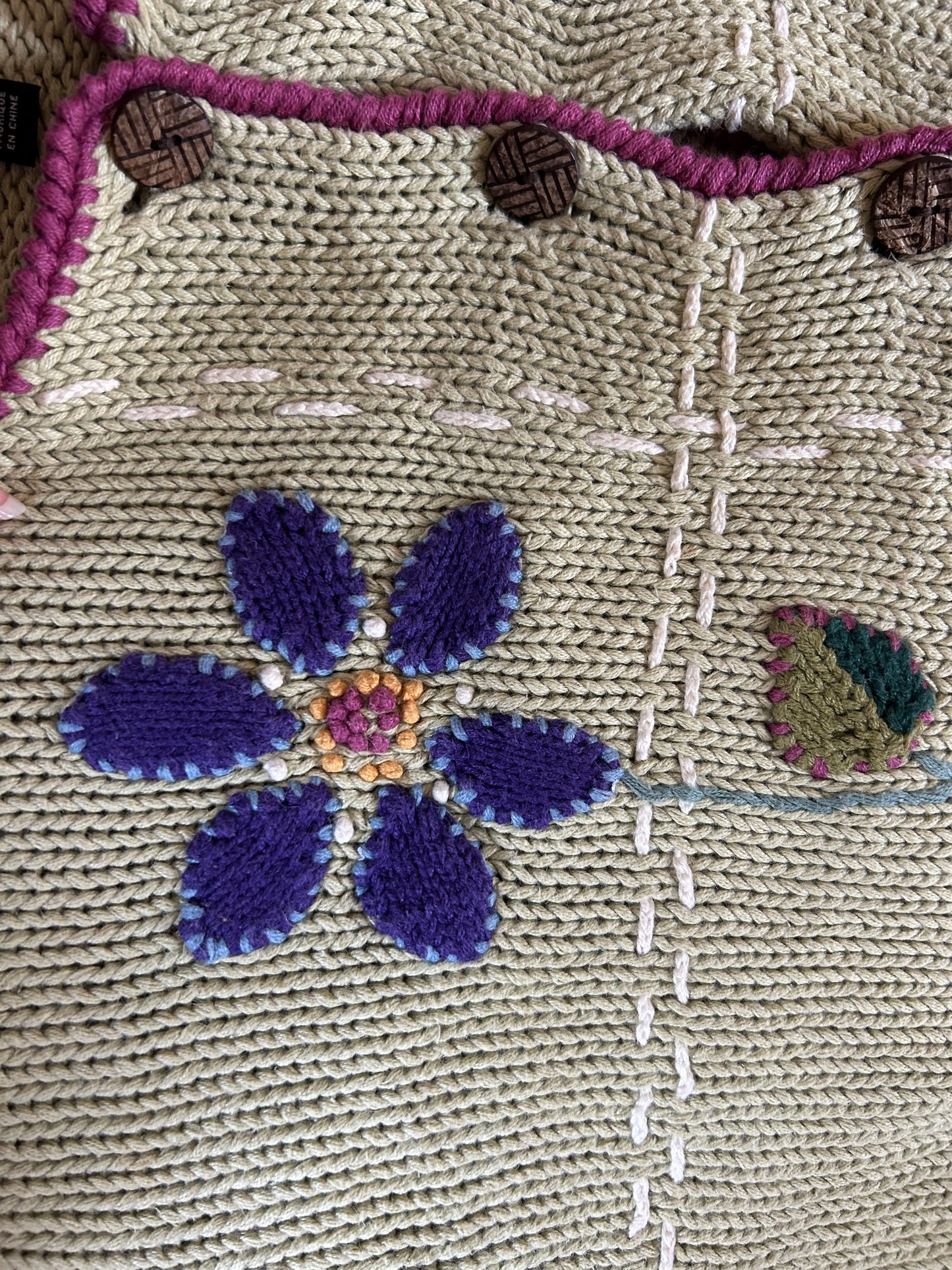 Icelandic Vintage Knit Cardigan