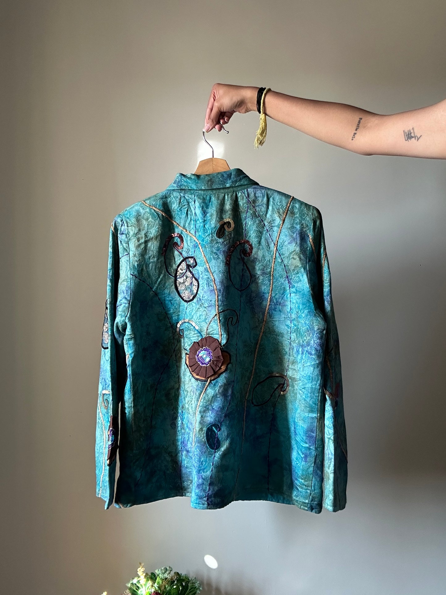 Alex Kim Vintage Beaded and Embroidered Shaket