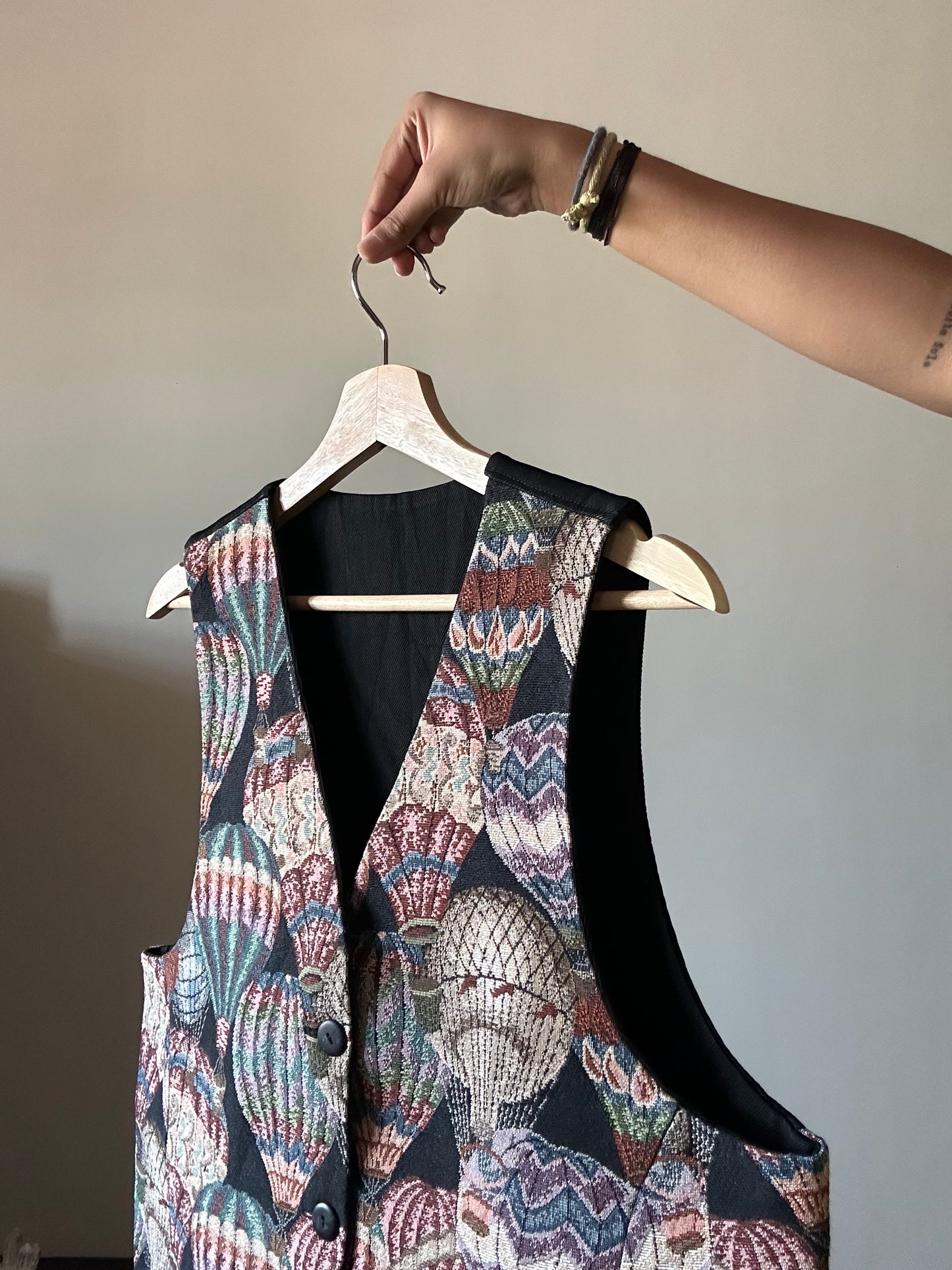 Vintage Tapestry Balloon Vest
