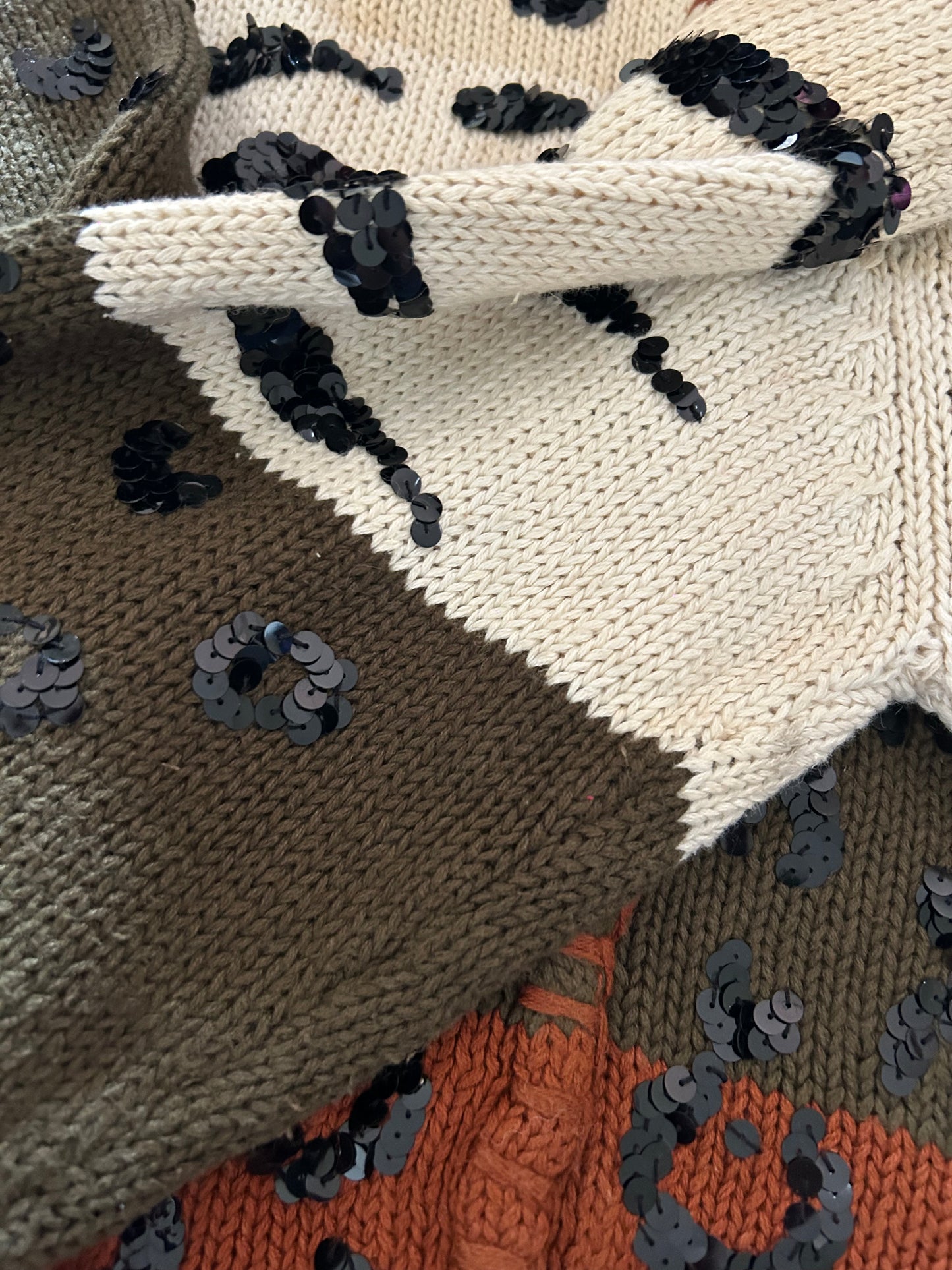 Vintage Work In Progress Knit Cardigan