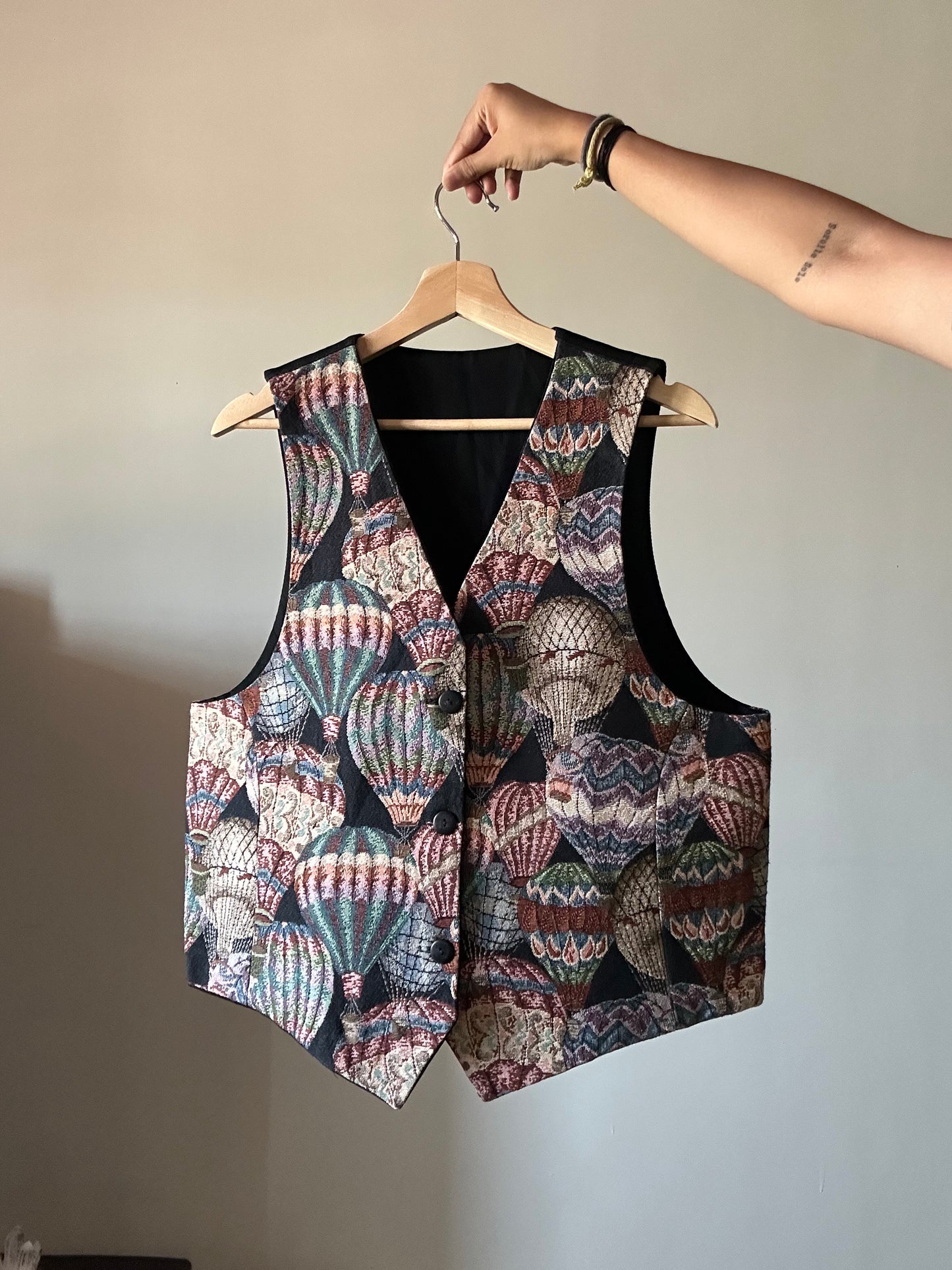 Vintage Tapestry Balloon Vest