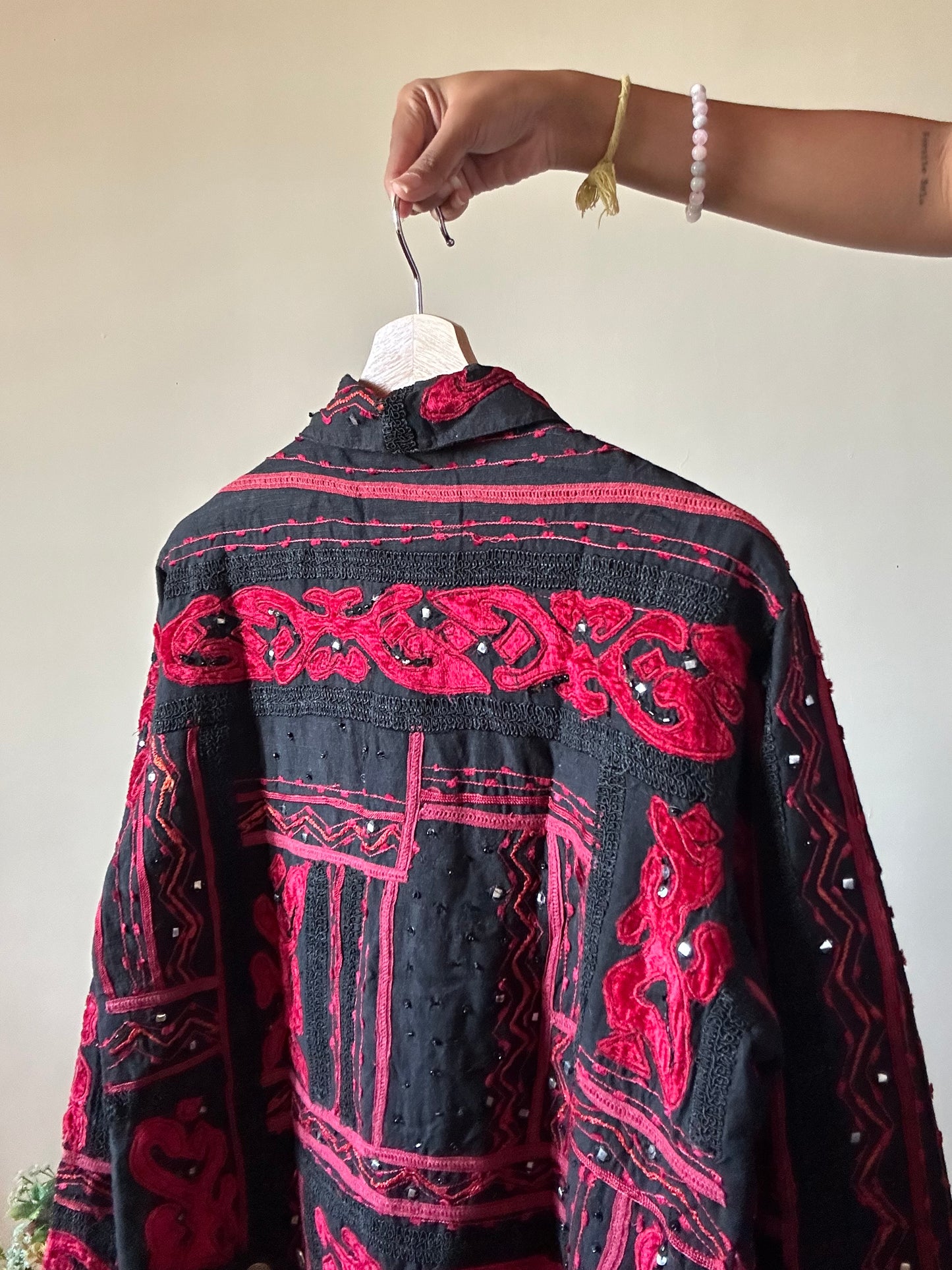 Chico’s Vintage All Beaded and Embroidered Shaket