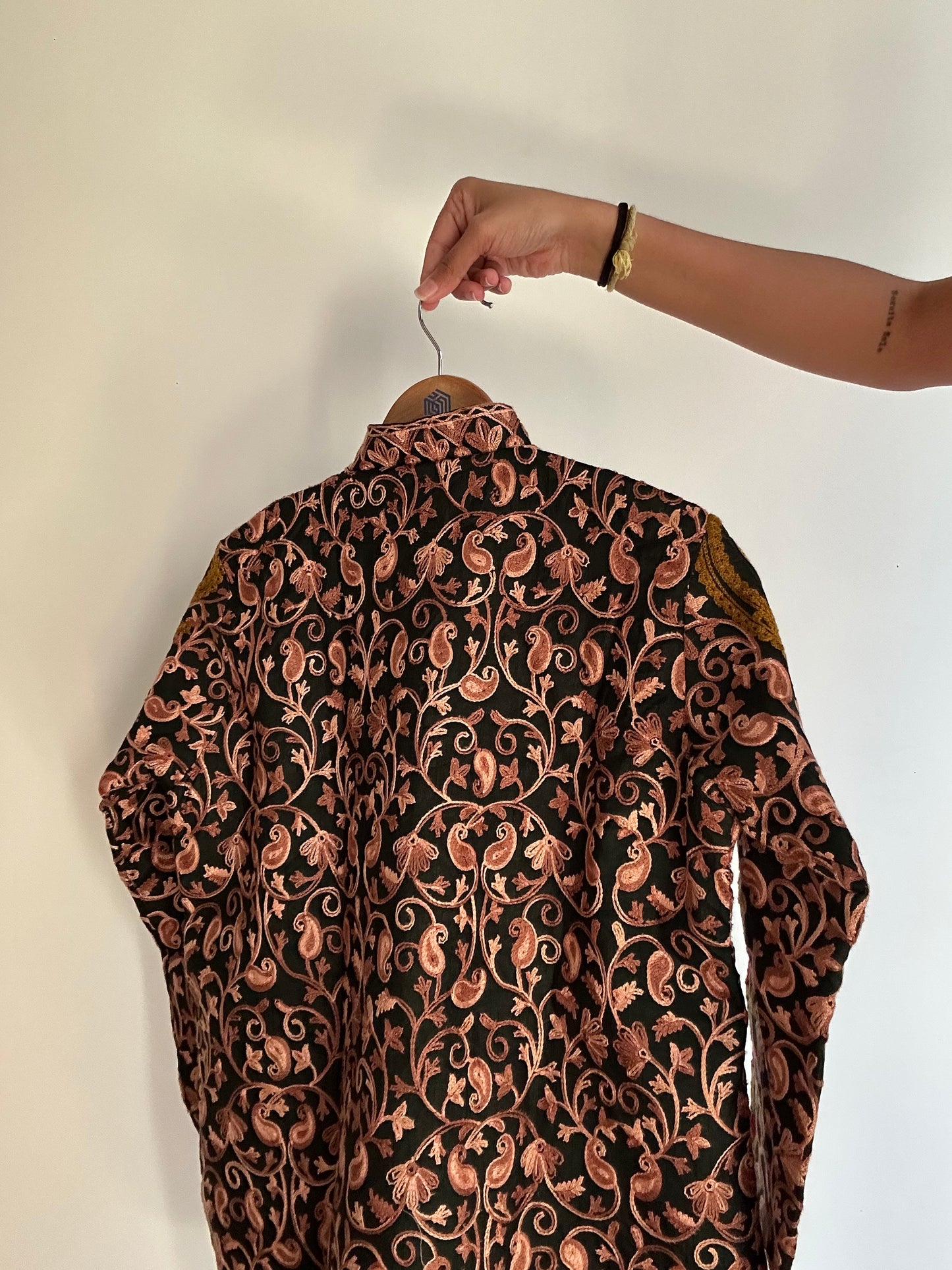 Fully Embroidered Vintage Shaket